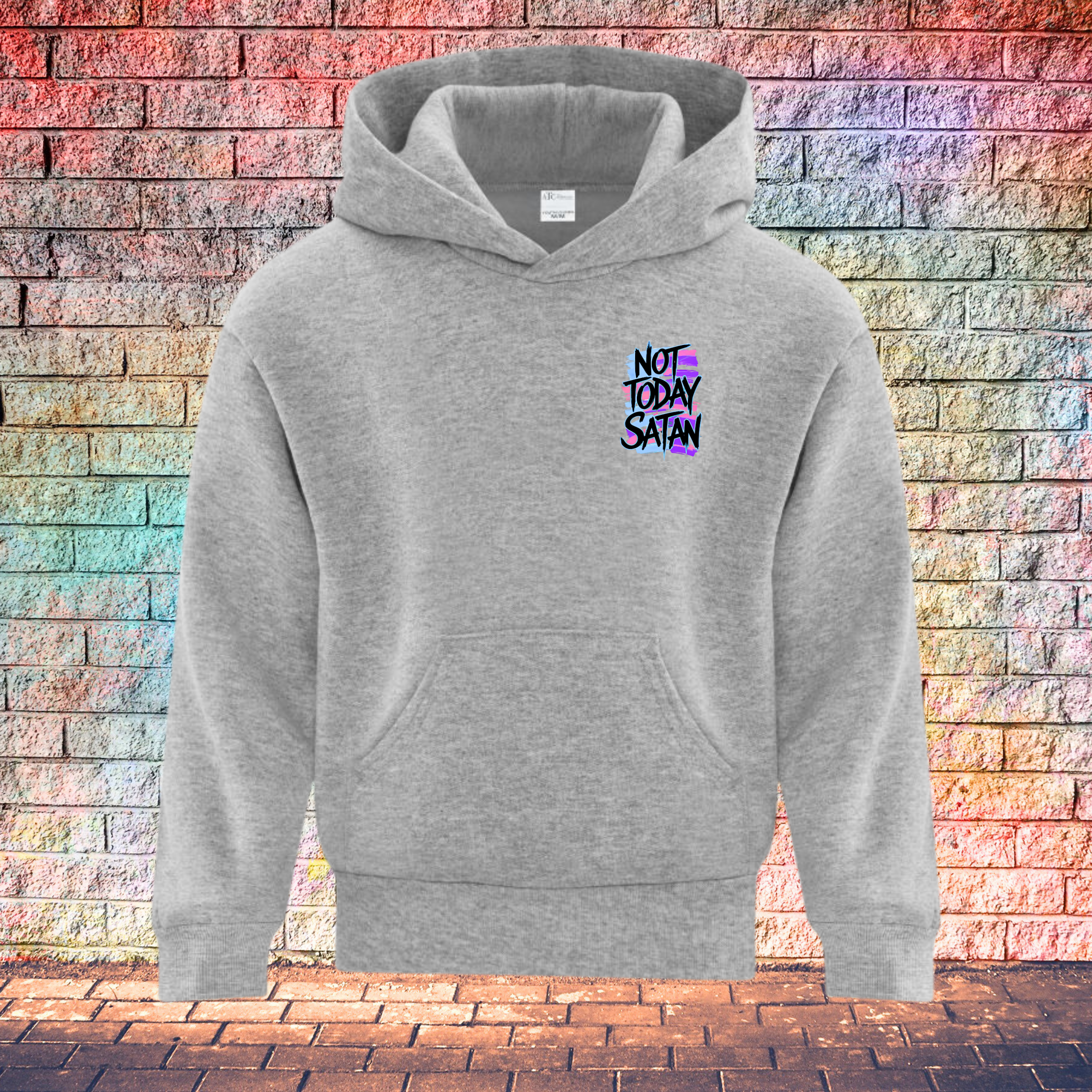 Not Today Satan - Youth Hoodie