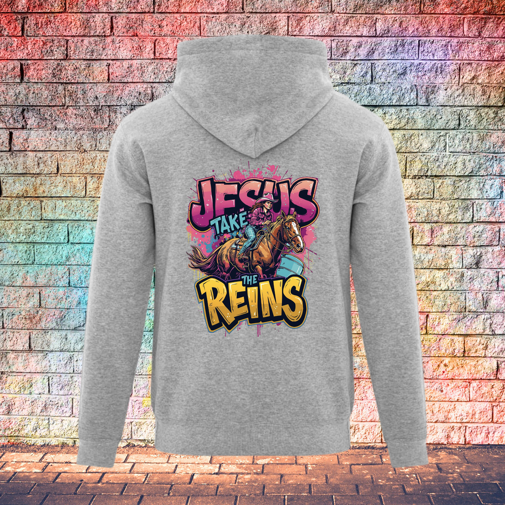 Jesus Take The Reins - Youth Hoodie