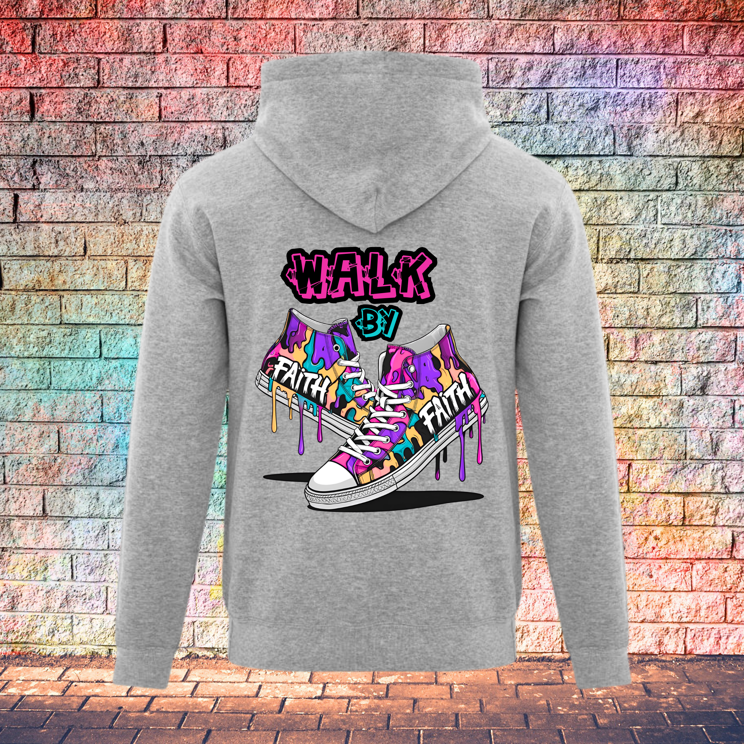 Walk By Faith / Shoes - Youth Hoodie