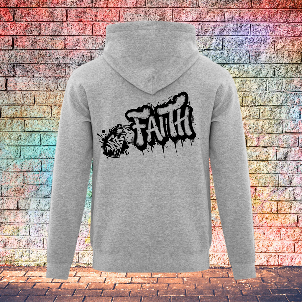 Faith Graffiti Spray - Youth Hoodie