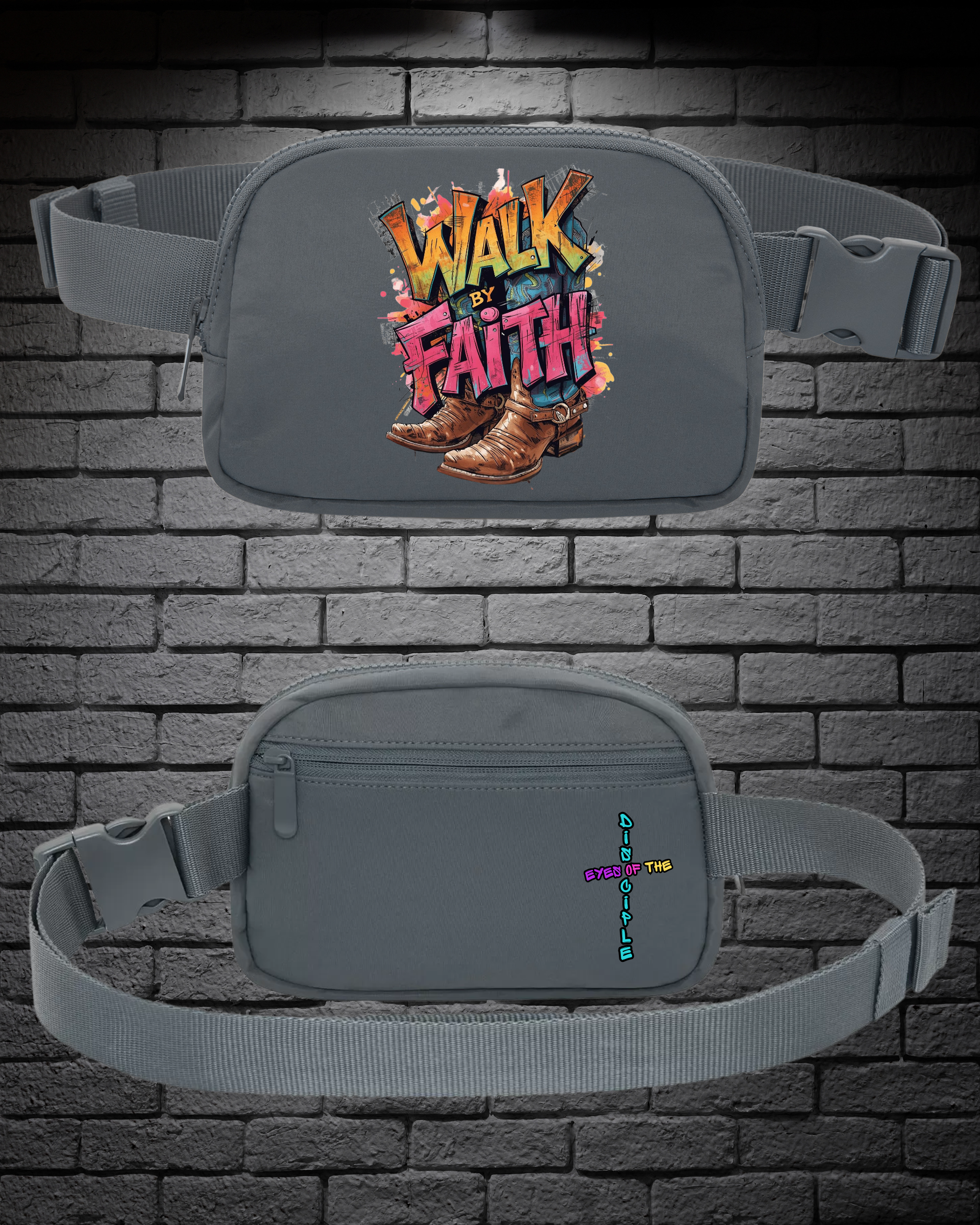 Storm Grey - Cross Body / Hip Bag