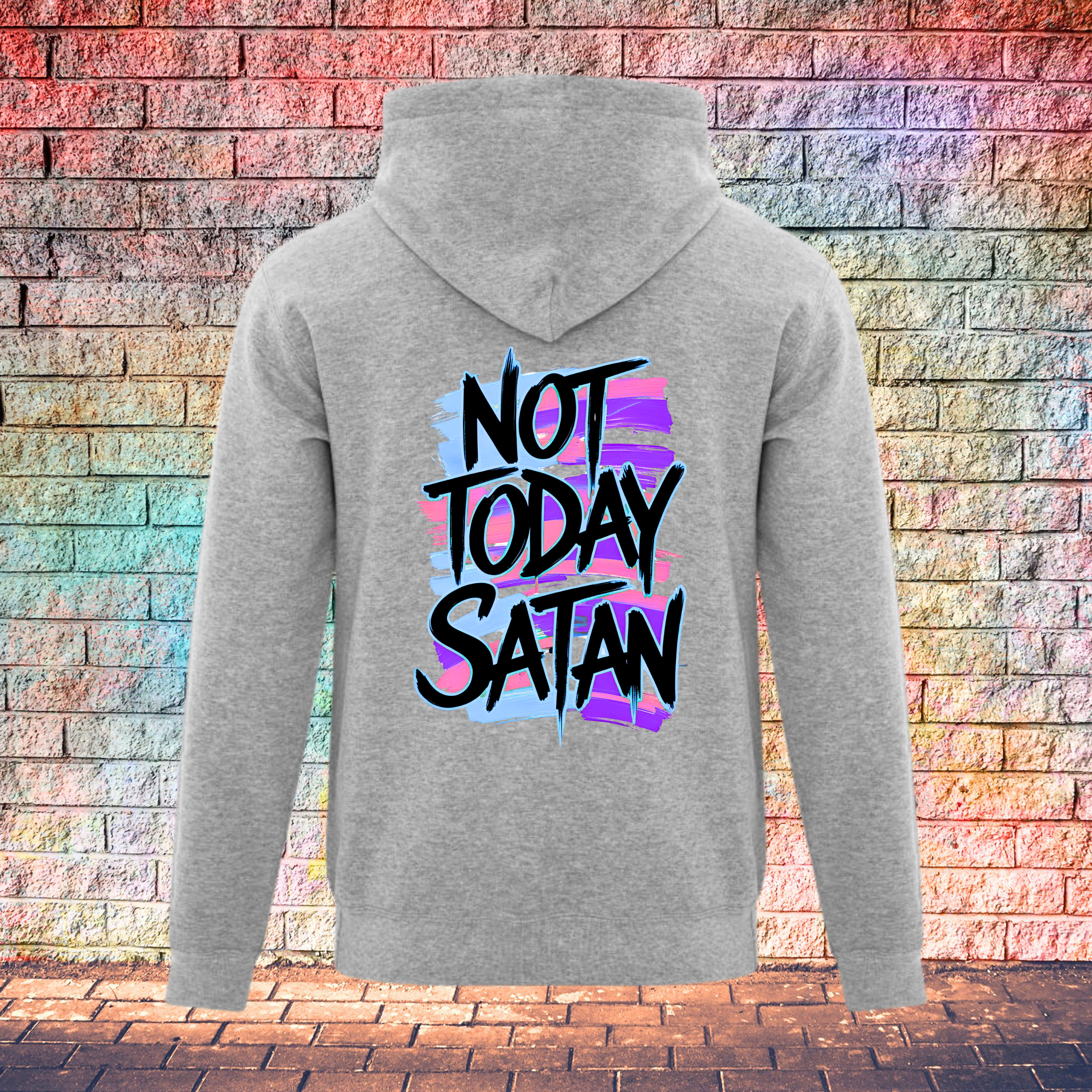 Not Today Satan - Youth Hoodie