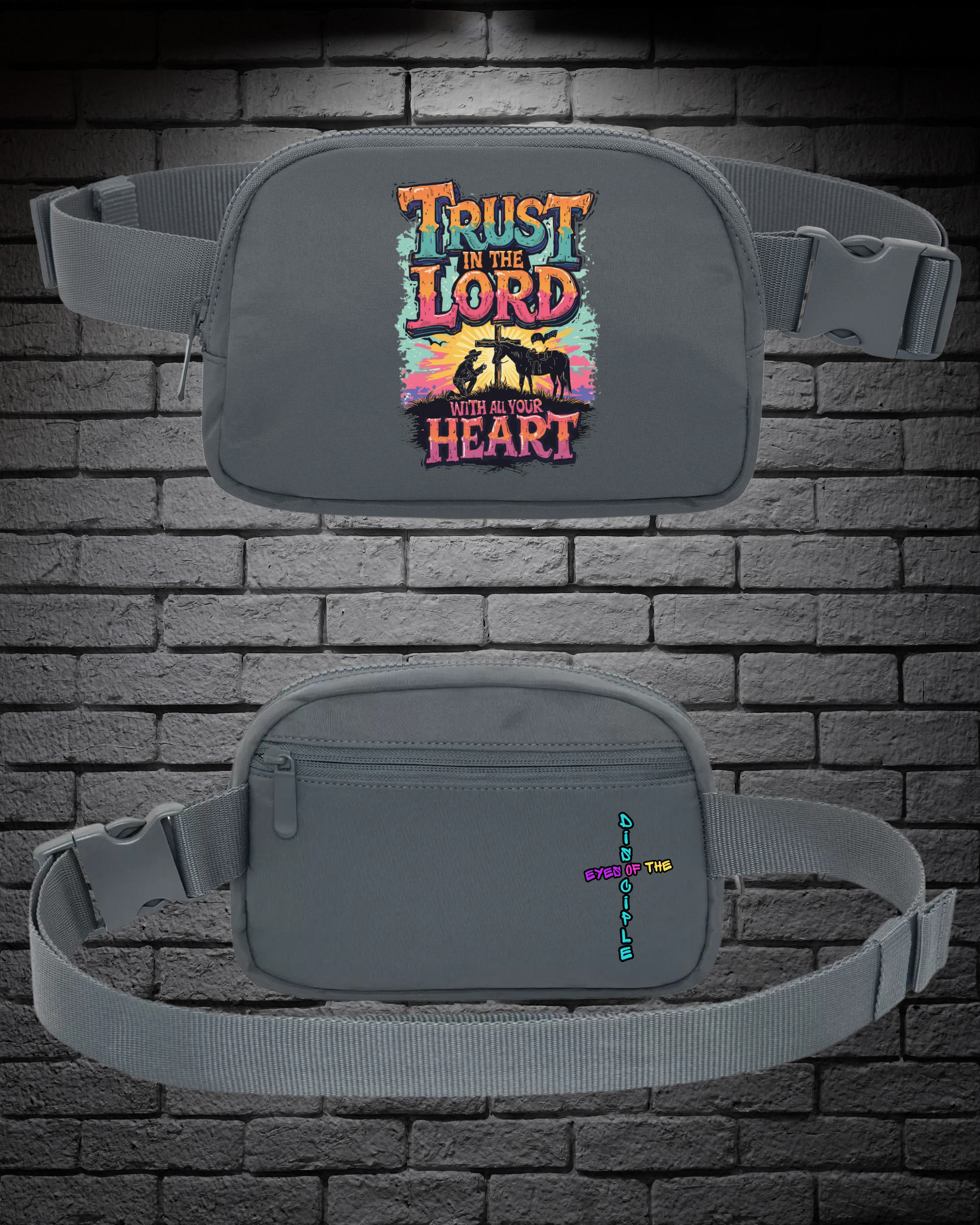 Storm Grey - Cross Body / Hip Bag