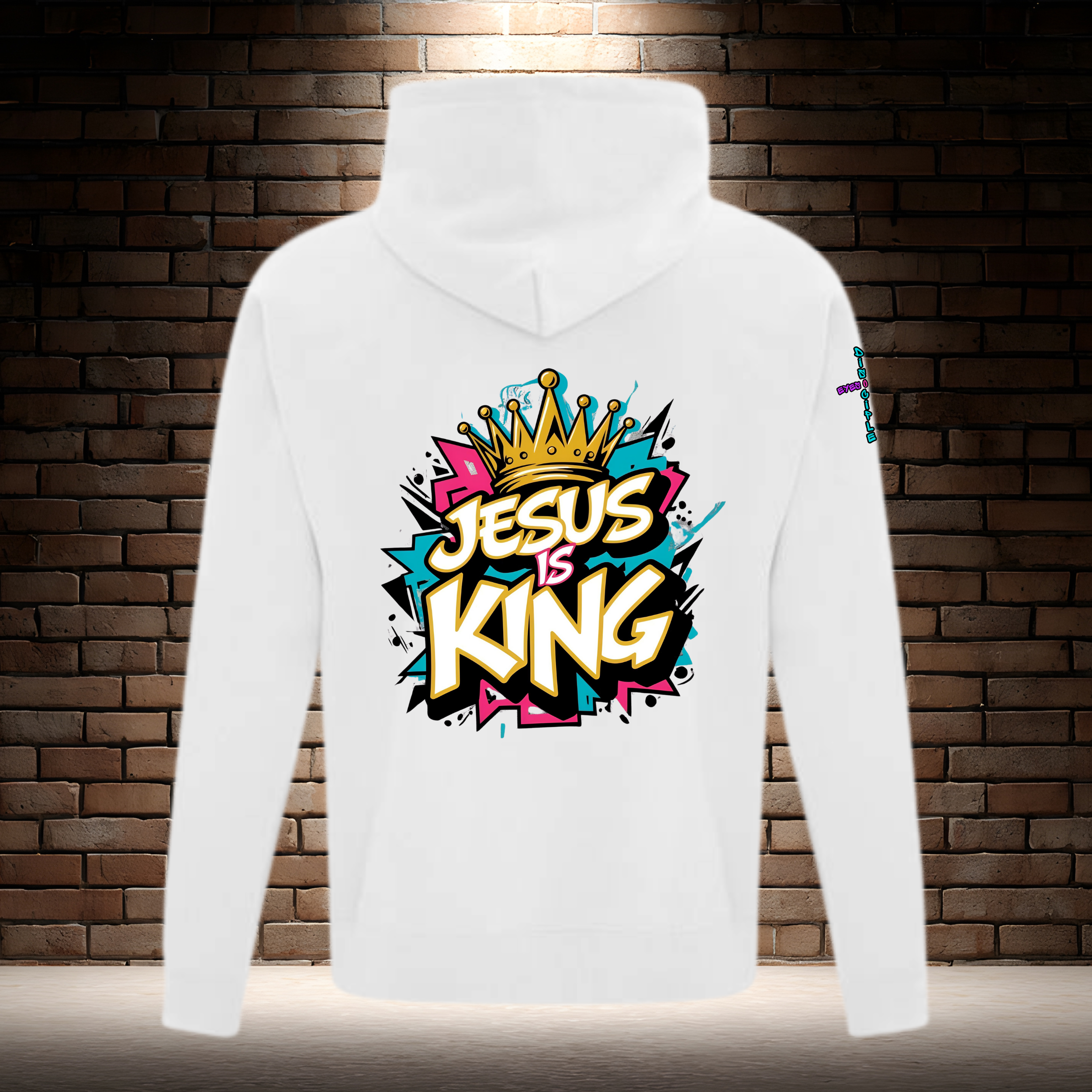 Jesus Is King - Color Burst