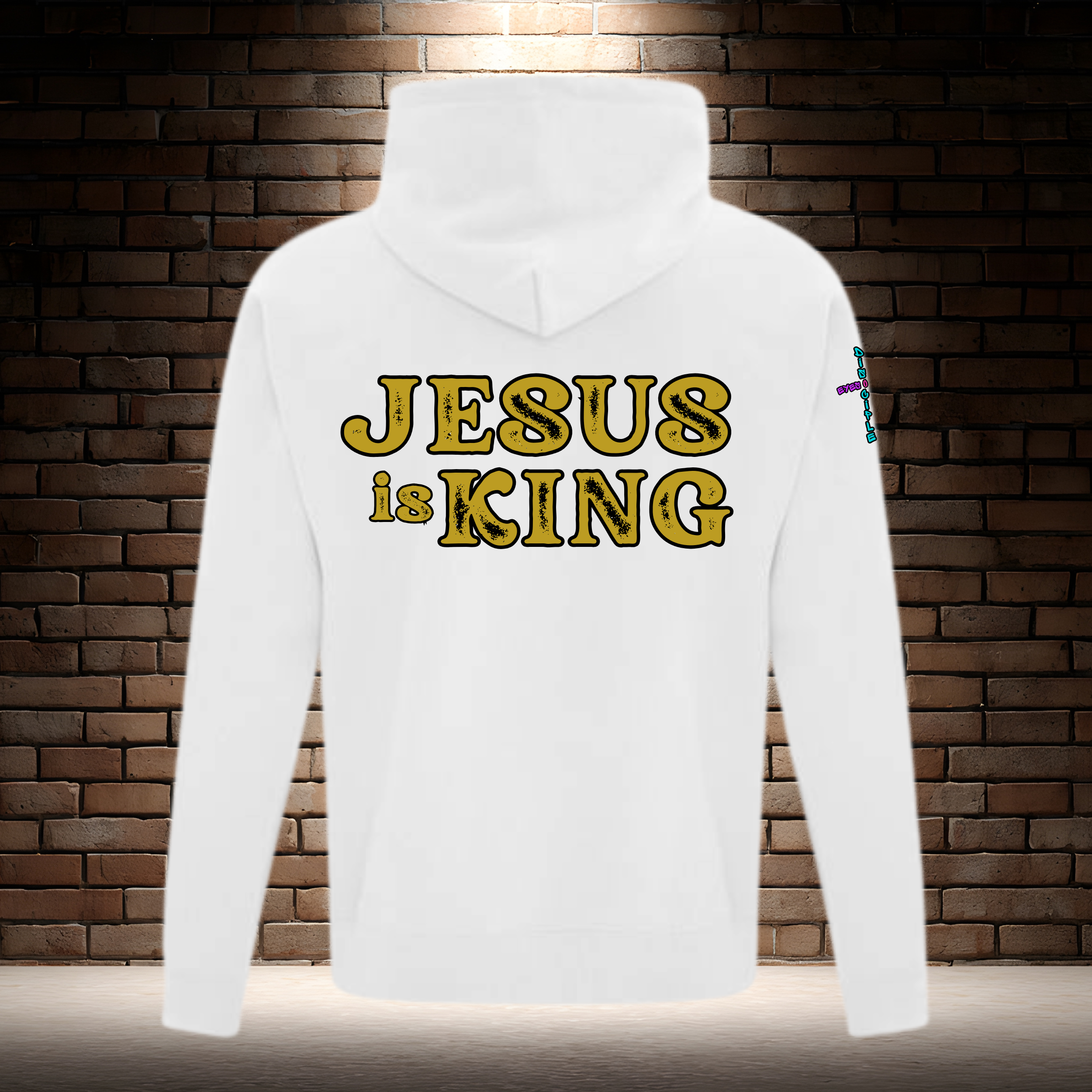 Jesus Is King - Rustic Gold