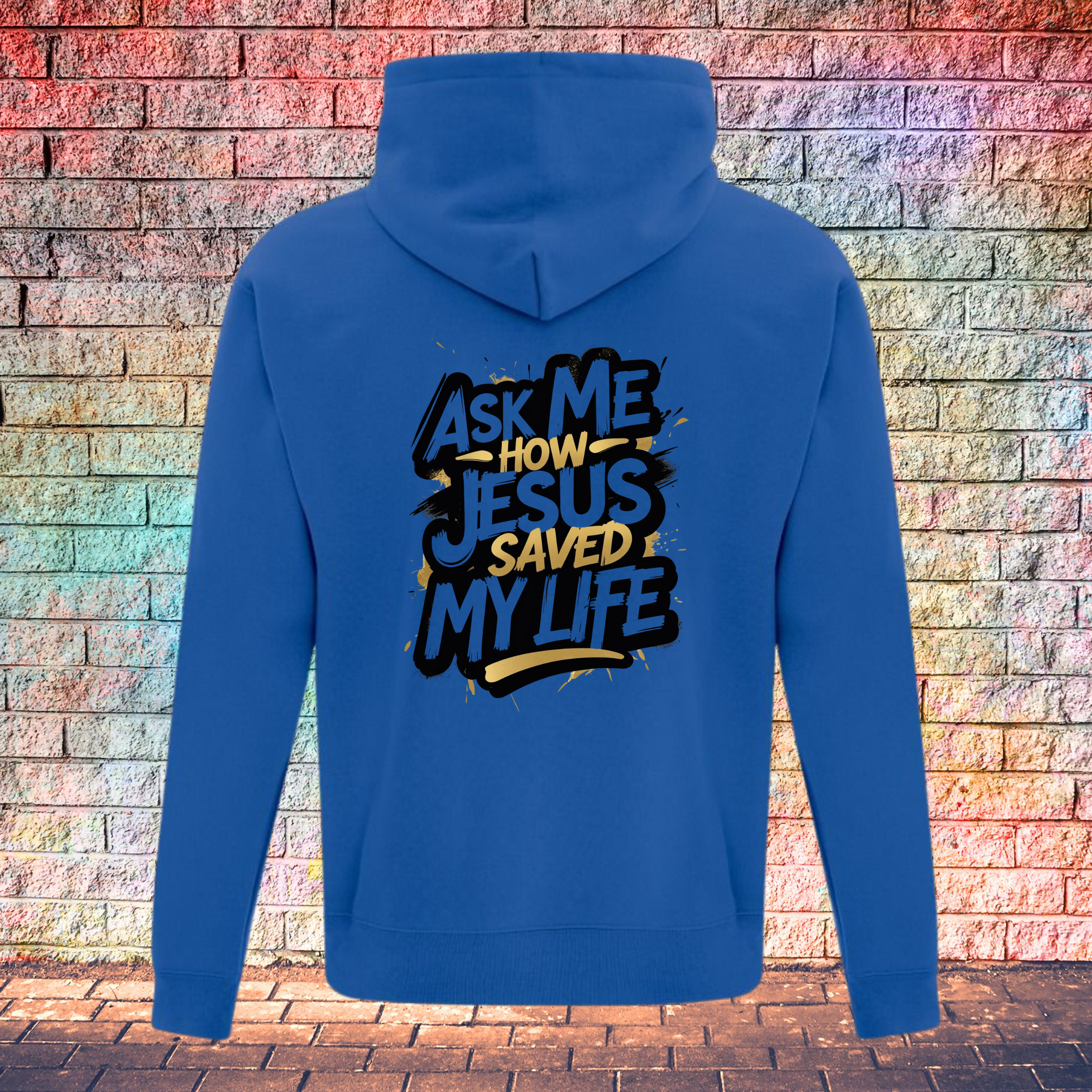 Ask Me How Jesus Saved My Life - Youth Hoodie