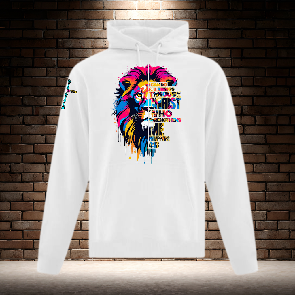 Philippians 4:13 Lion and Bold Jesus