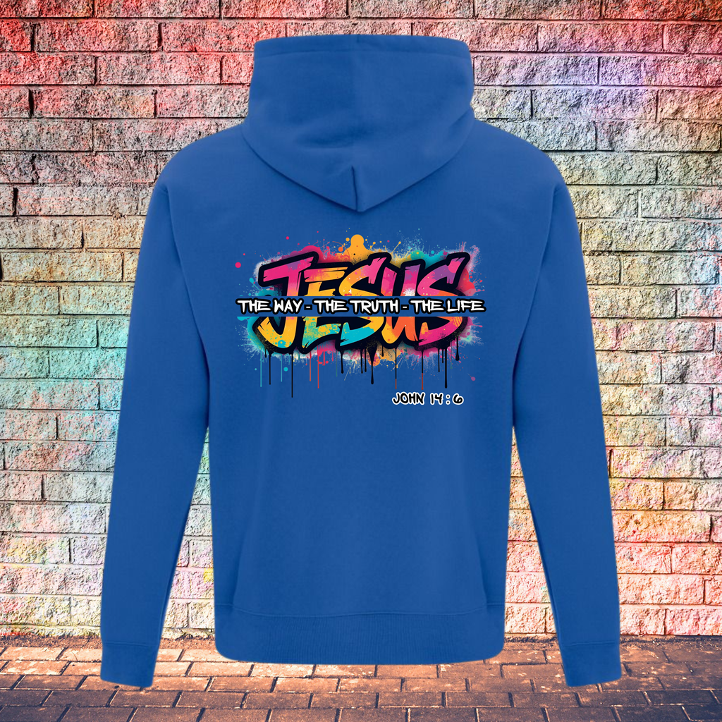 Jesus Is The Way The Truth The Life - Youth Hoodie