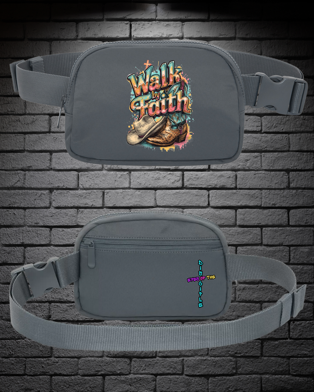 Storm Grey - Cross Body / Hip Bag