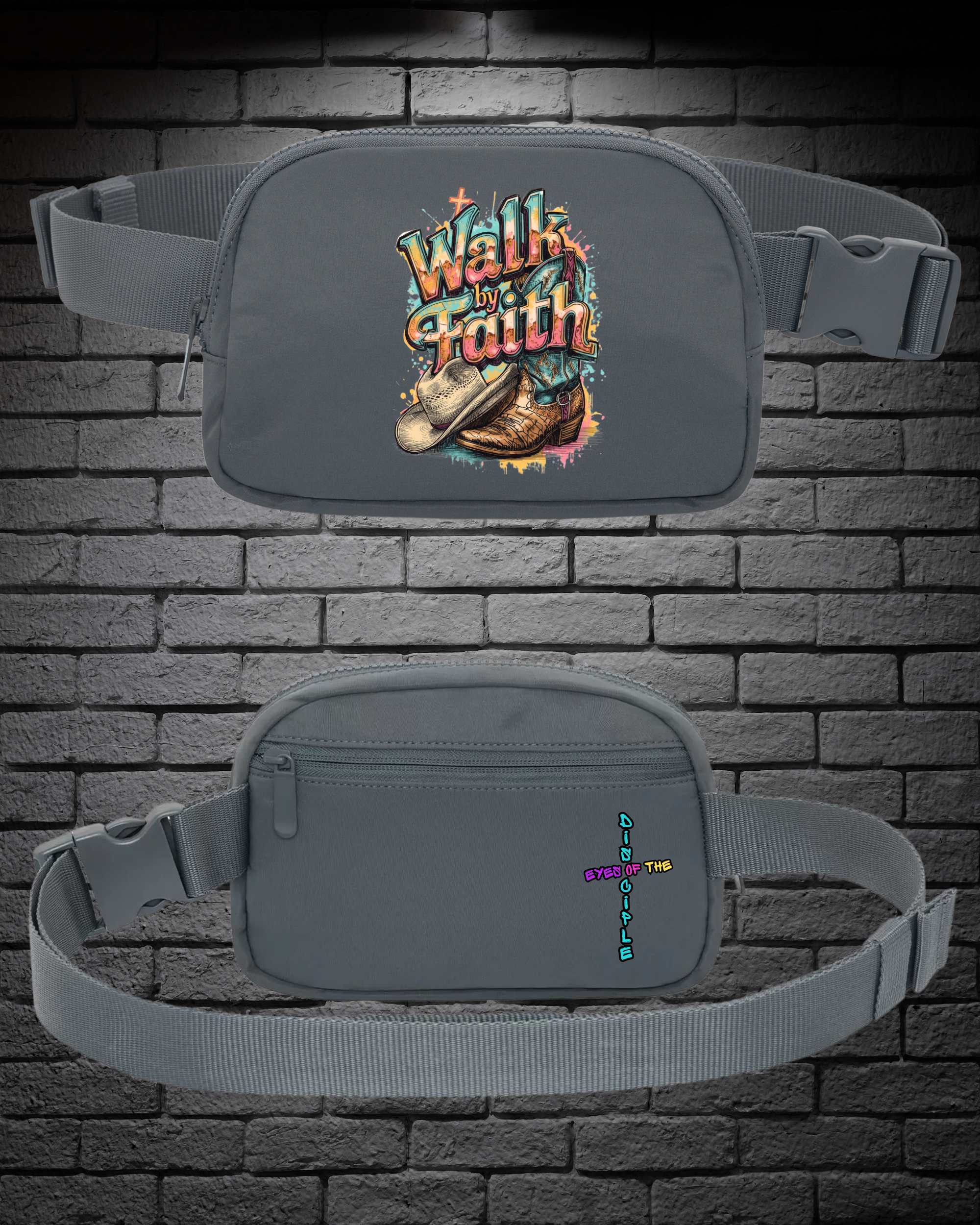 Storm Grey - Cross Body / Hip Bag