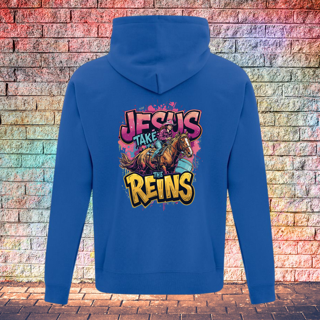 Jesus Take The Reins - Youth Hoodie