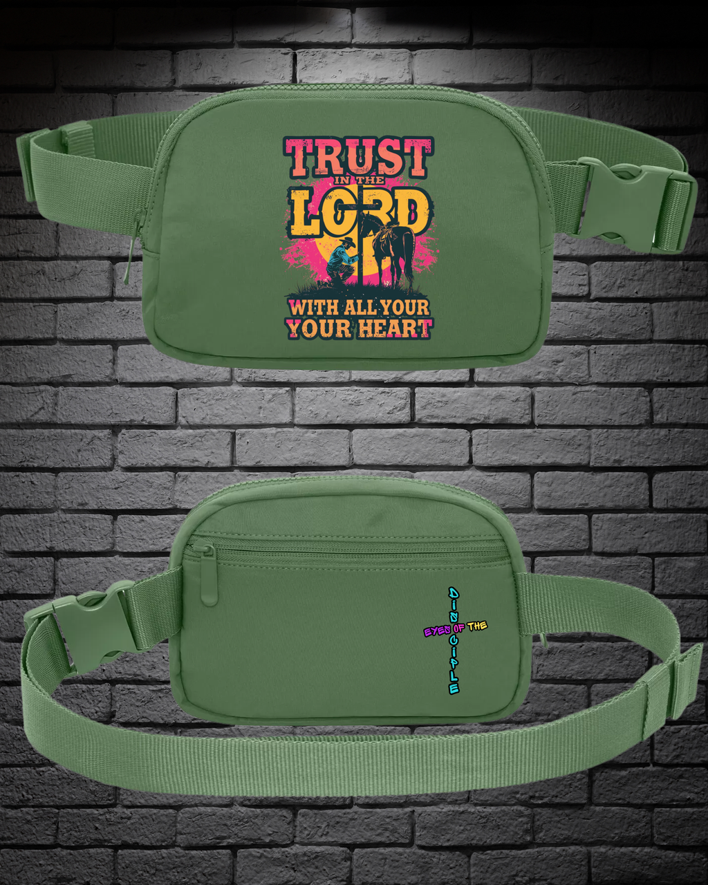 Balsam Green - Cross Body / Hip Bag