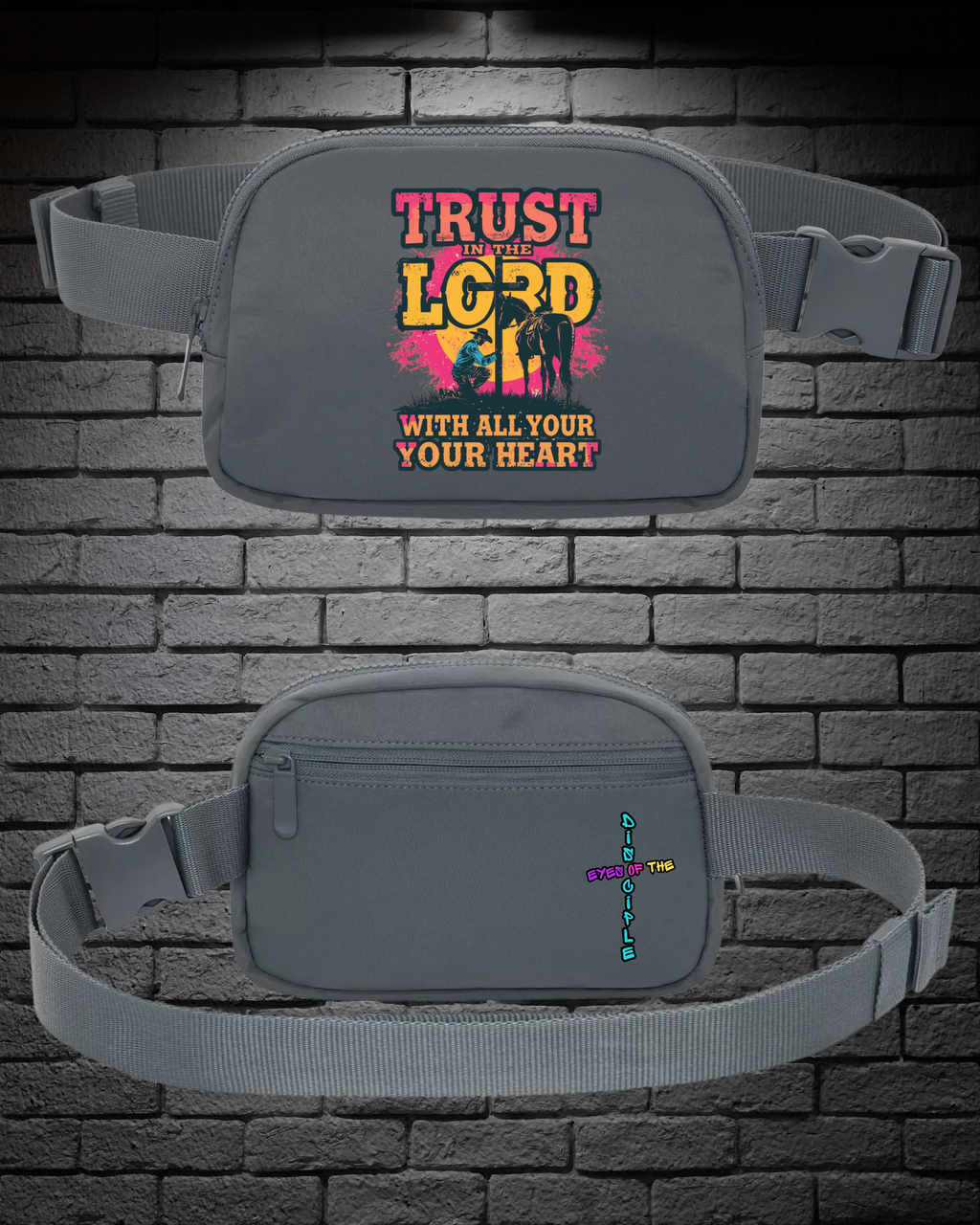 Storm Grey - Cross Body / Hip Bag