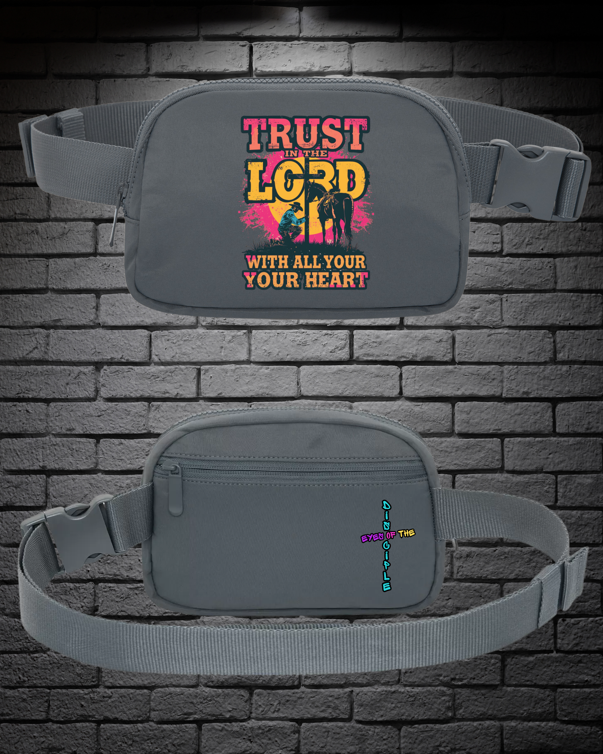 Storm Grey - Cross Body / Hip Bag