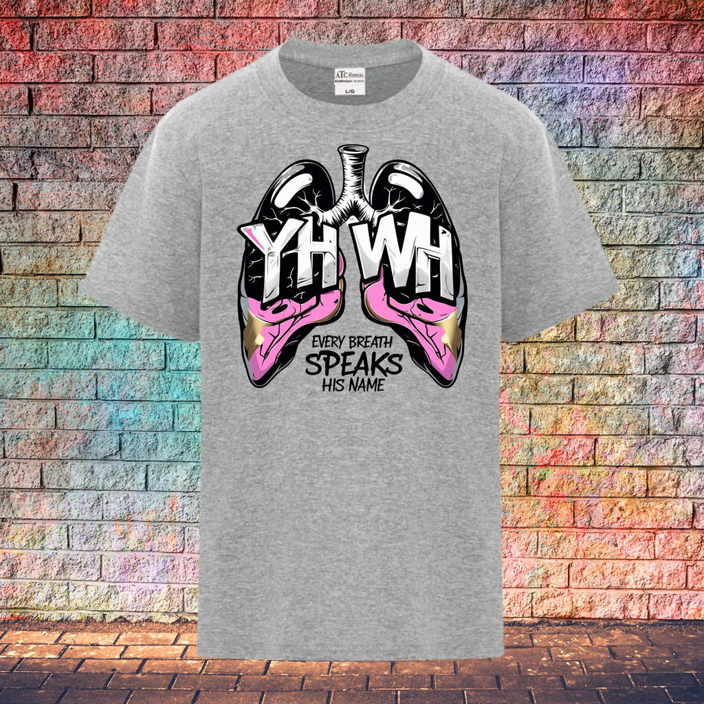 Yahweh Every Breath Speaks His Name - Youth T-Shirt