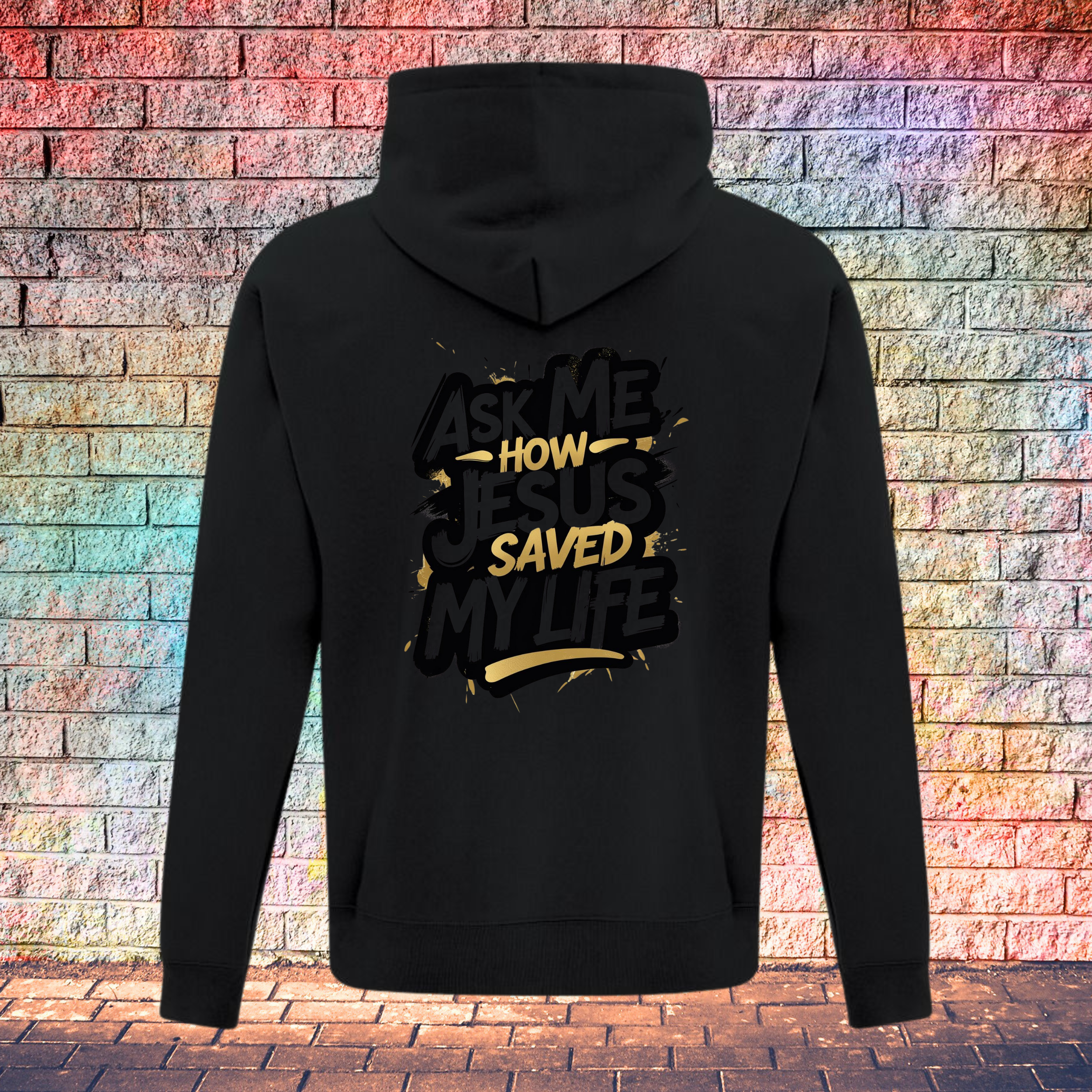 Ask Me How Jesus Saved My Life - Youth Hoodie