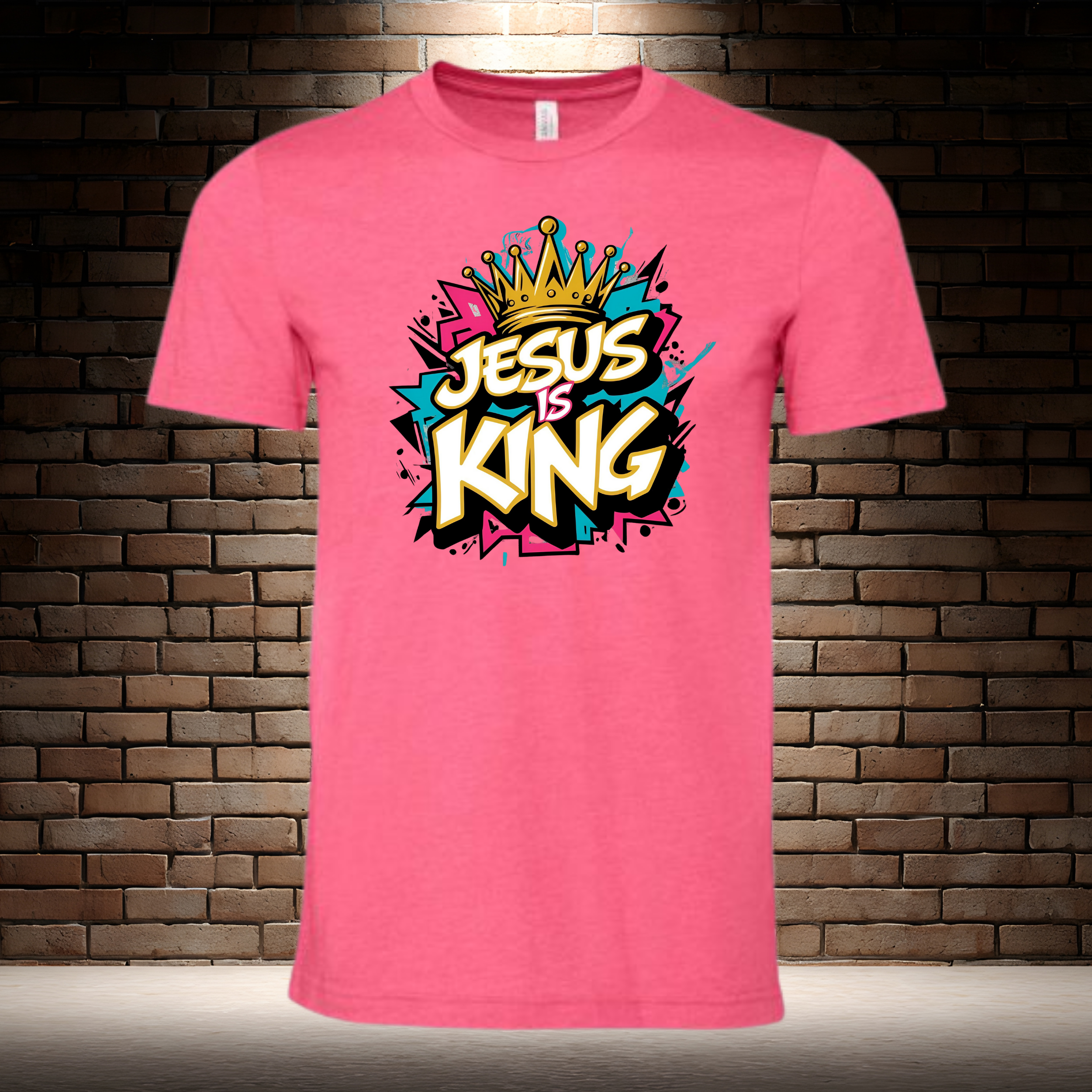 Jesus Is King - Color Burst