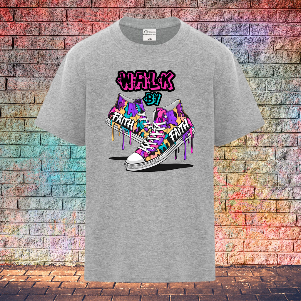 Walk By Faith / Shoes - Youth T-Shirt