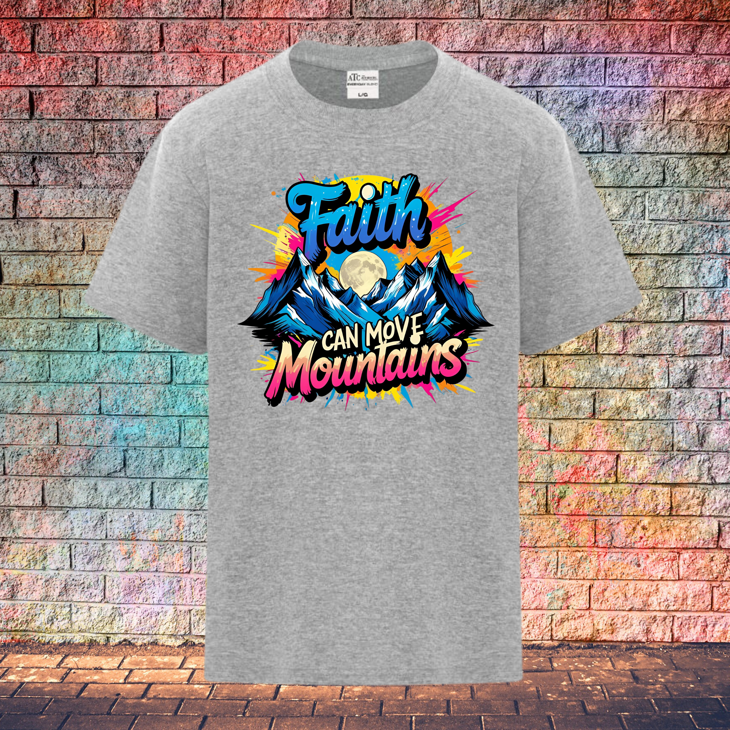 Faith Can Move Mountains - Youth T-Shirt