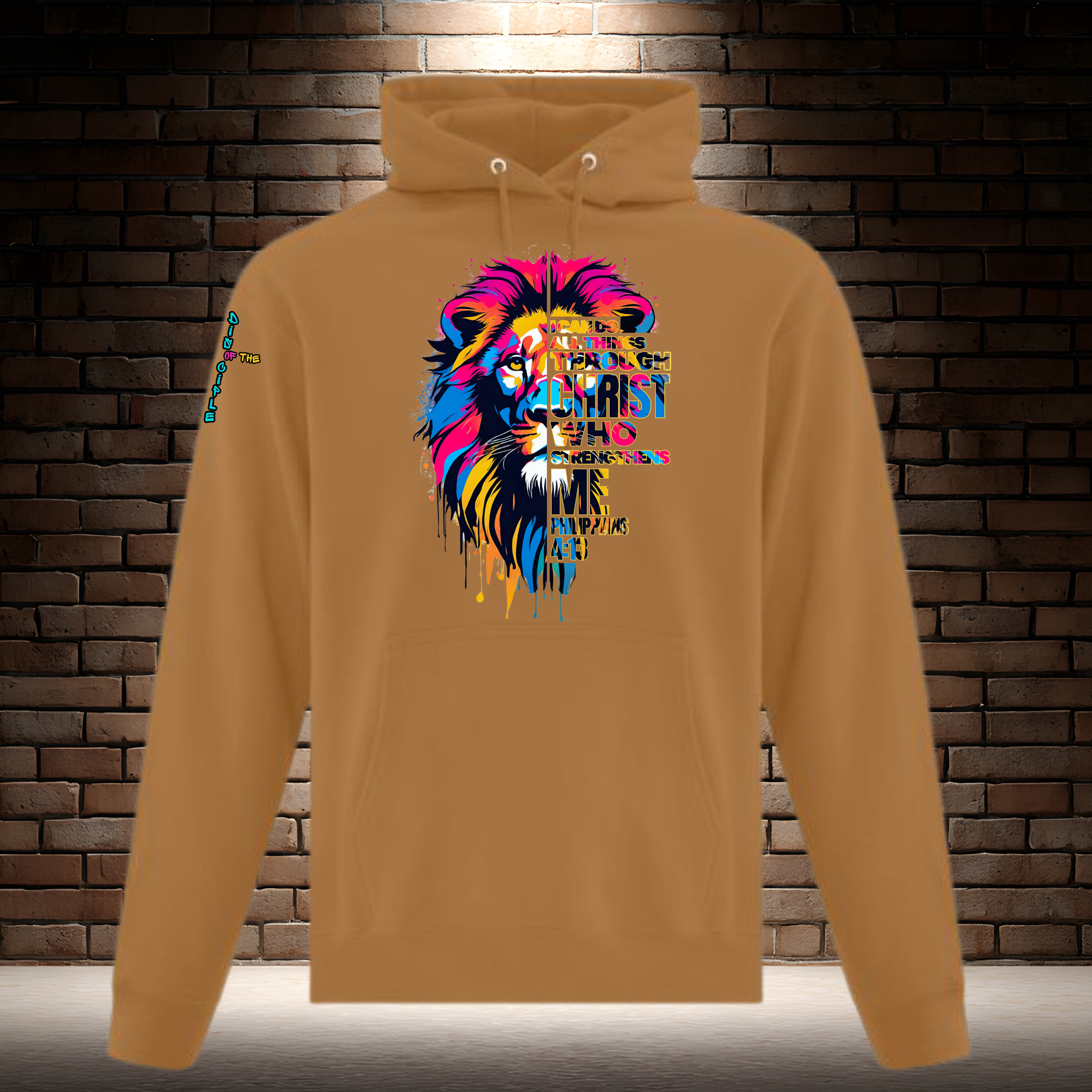 Philippians 4:13 Lion and Bold Jesus