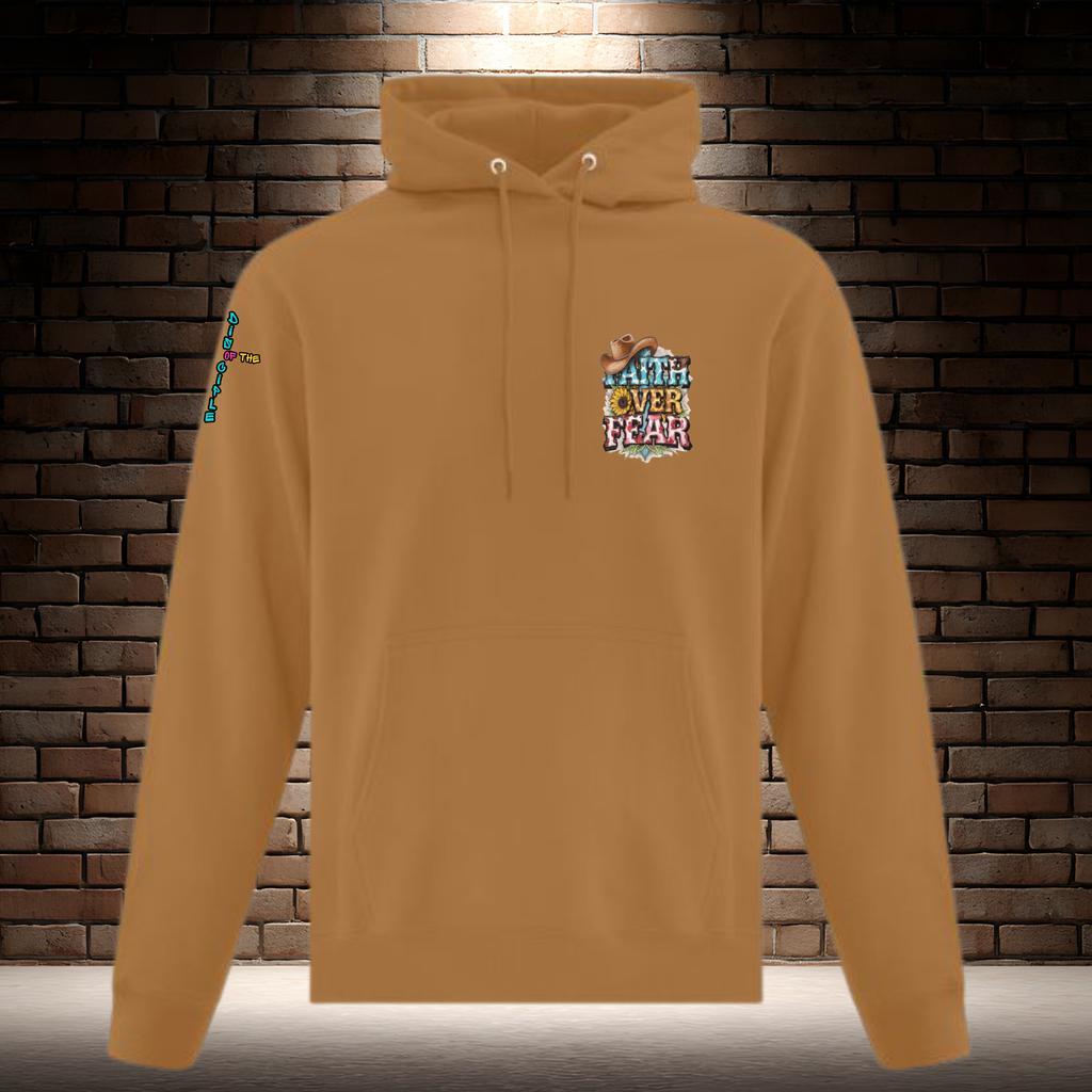 Faith Over Fear - Cowboy Hat Top Left