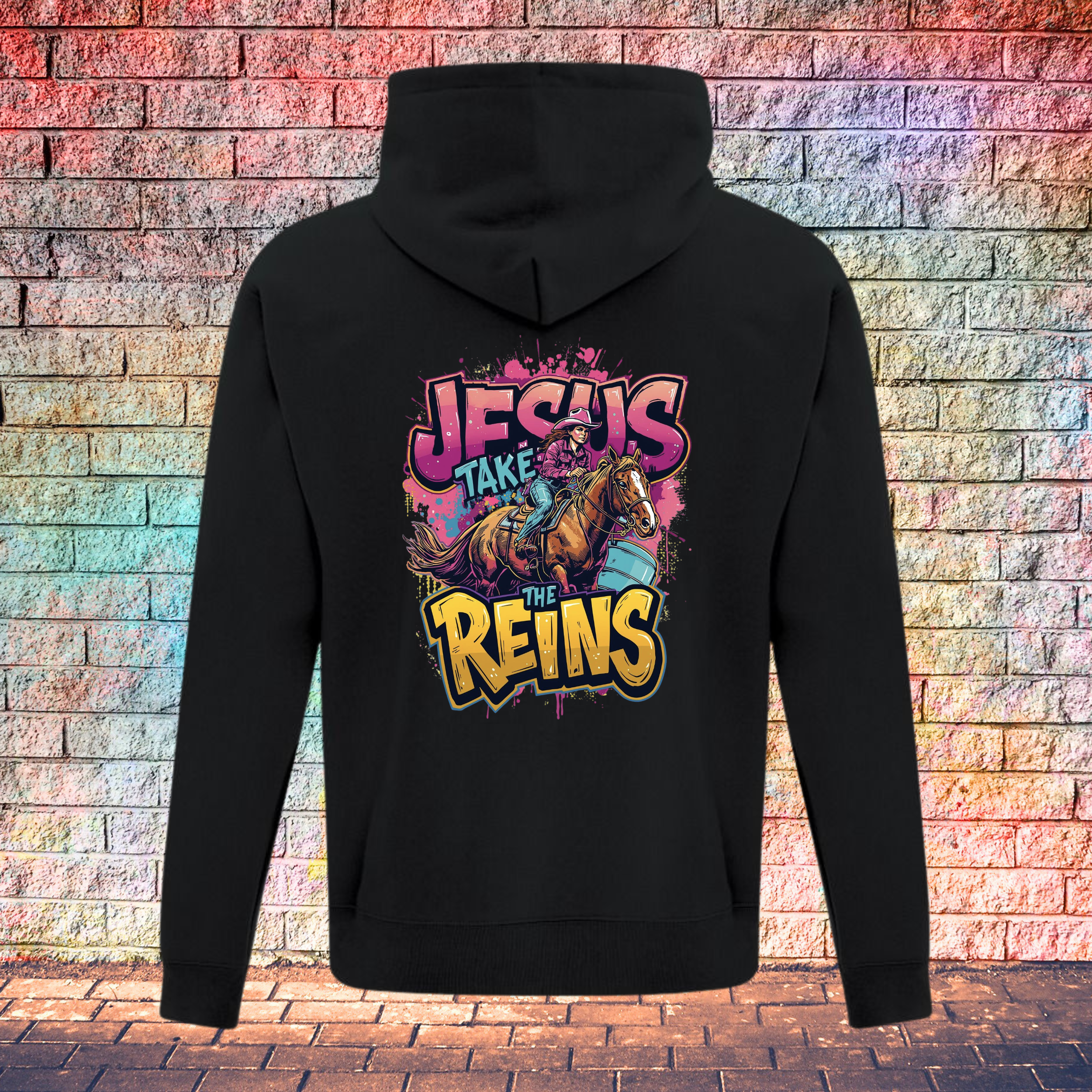 Jesus Take The Reins - Youth Hoodie