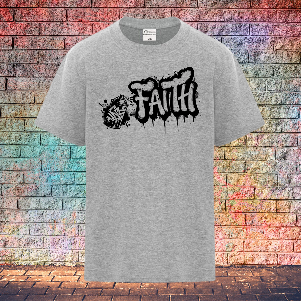 Faith Graffiti Spray - Youth T-Shirt
