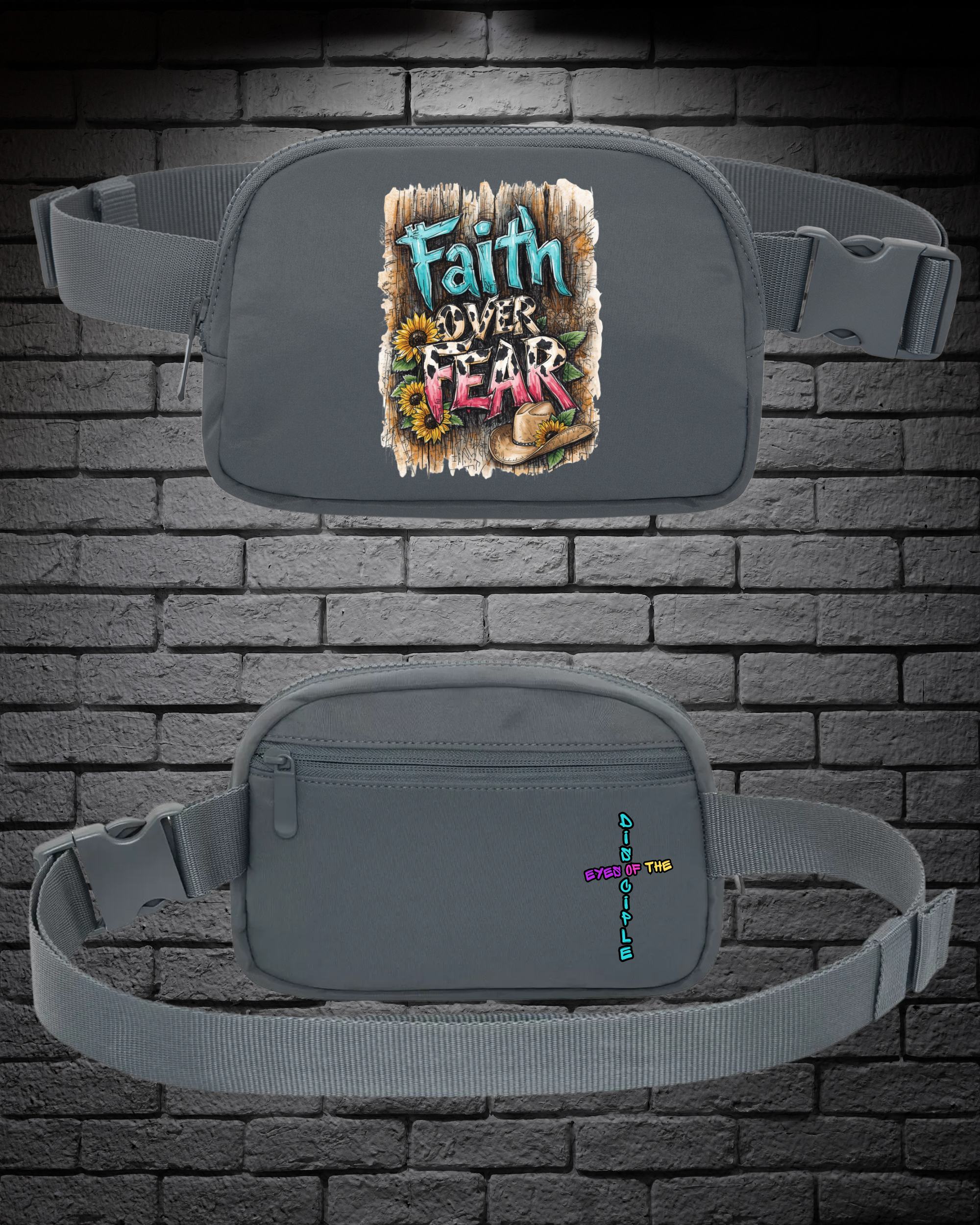 Storm Grey - Cross Body / Hip Bag