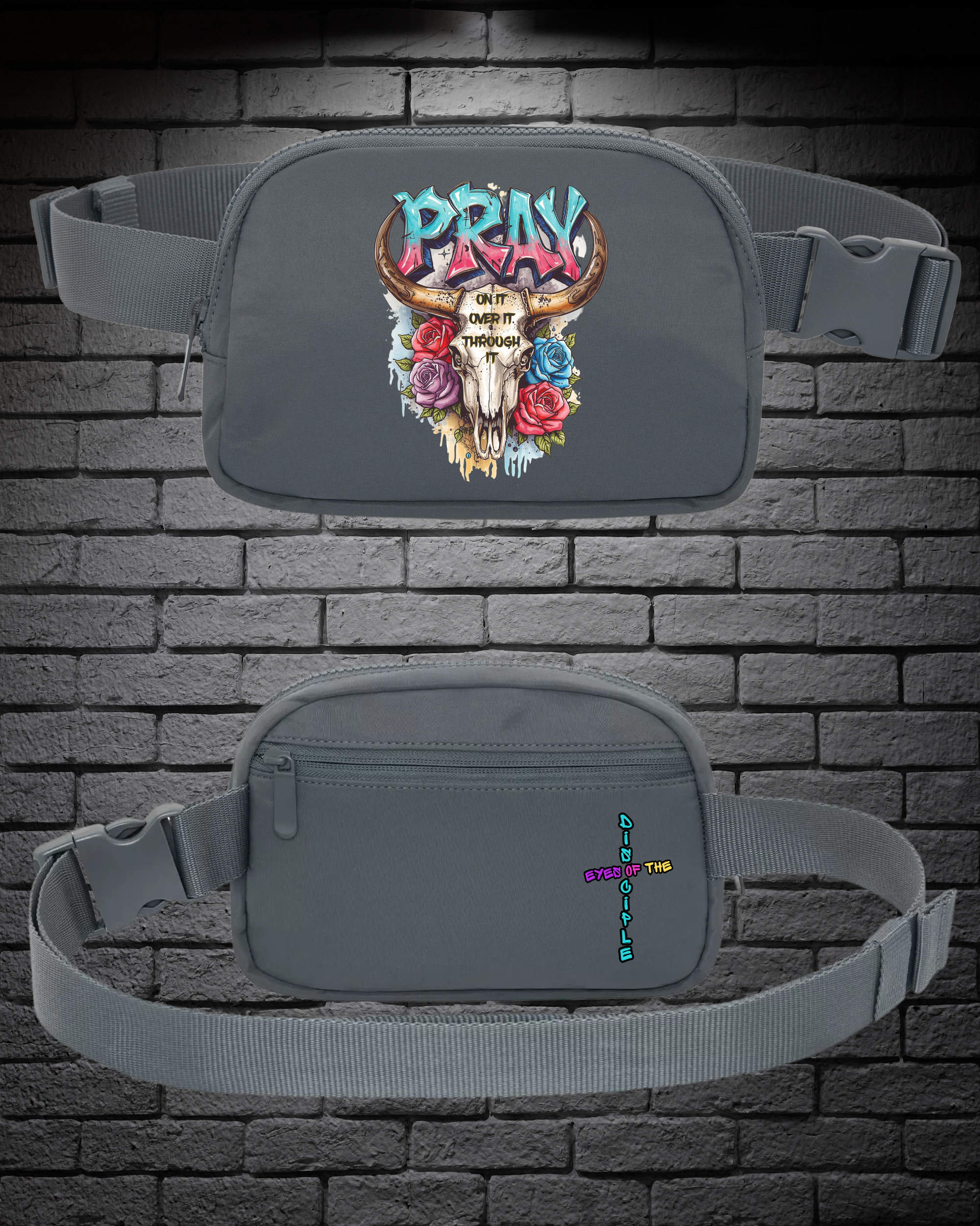 Storm Grey - Cross Body / Hip Bag