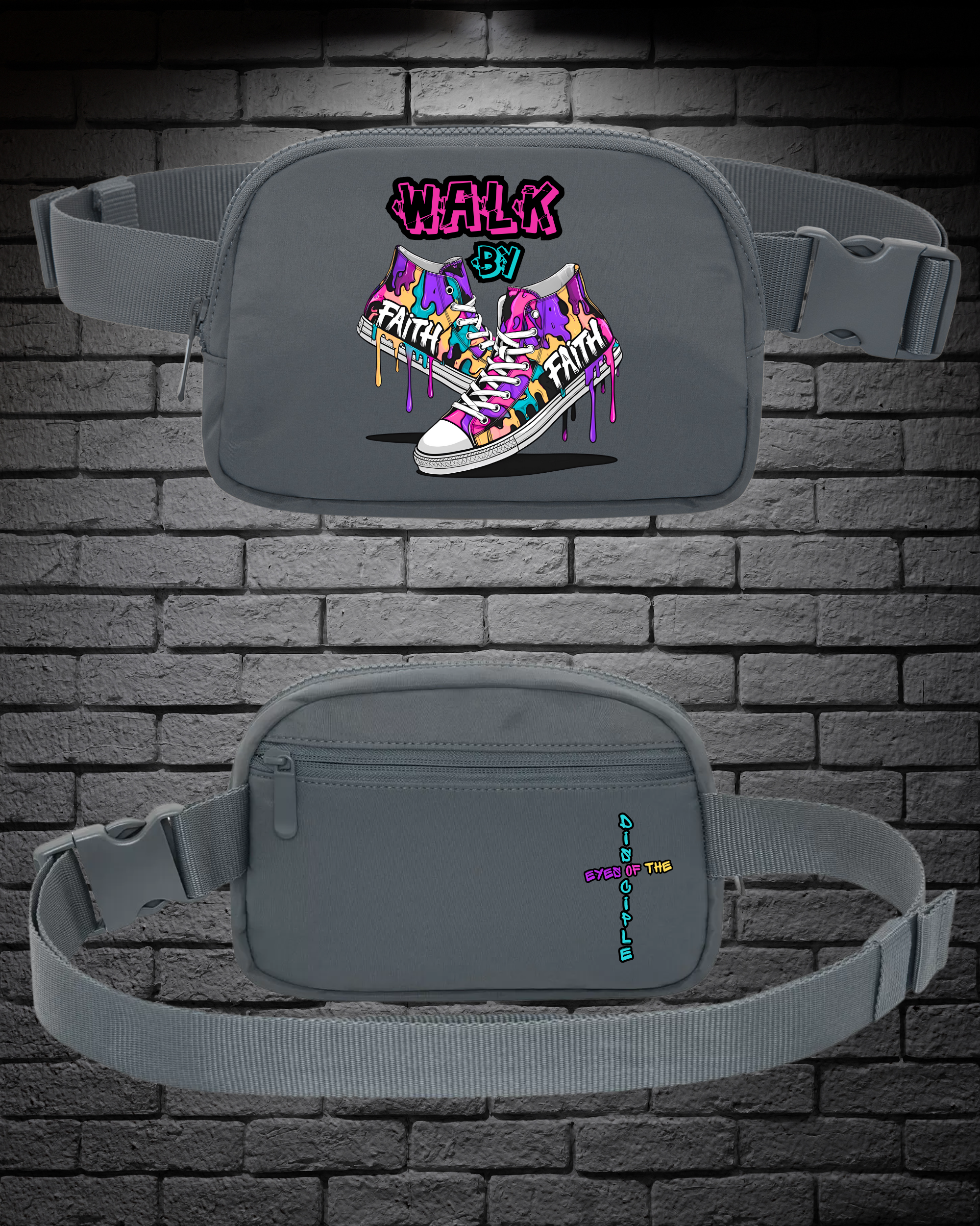 Storm Grey - Cross Body / Hip Bag