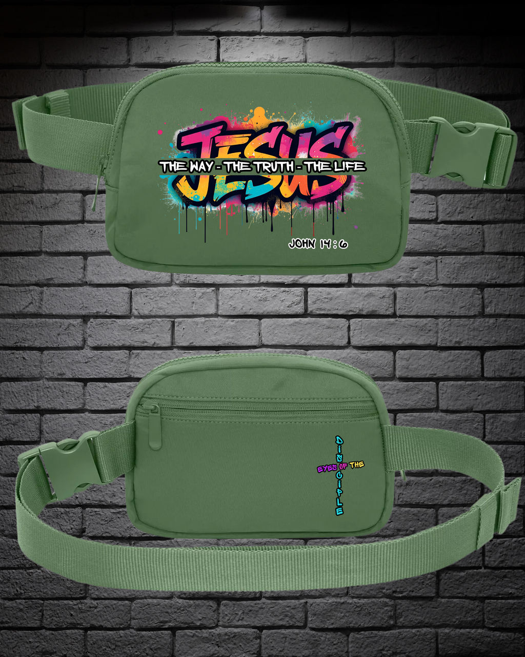 Balsam Green - Cross Body / Hip Bag