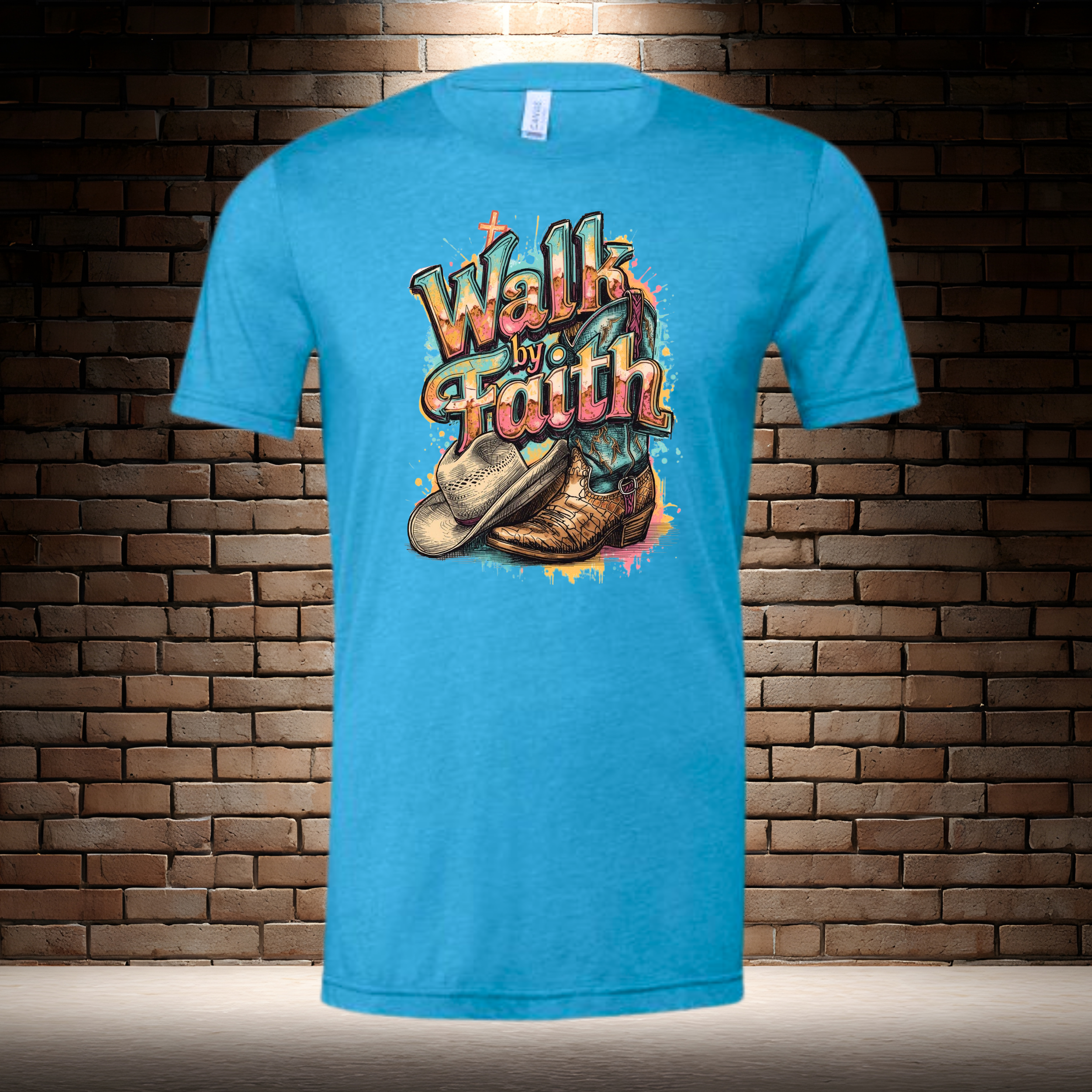 Walk By Faith - Boot and Hat