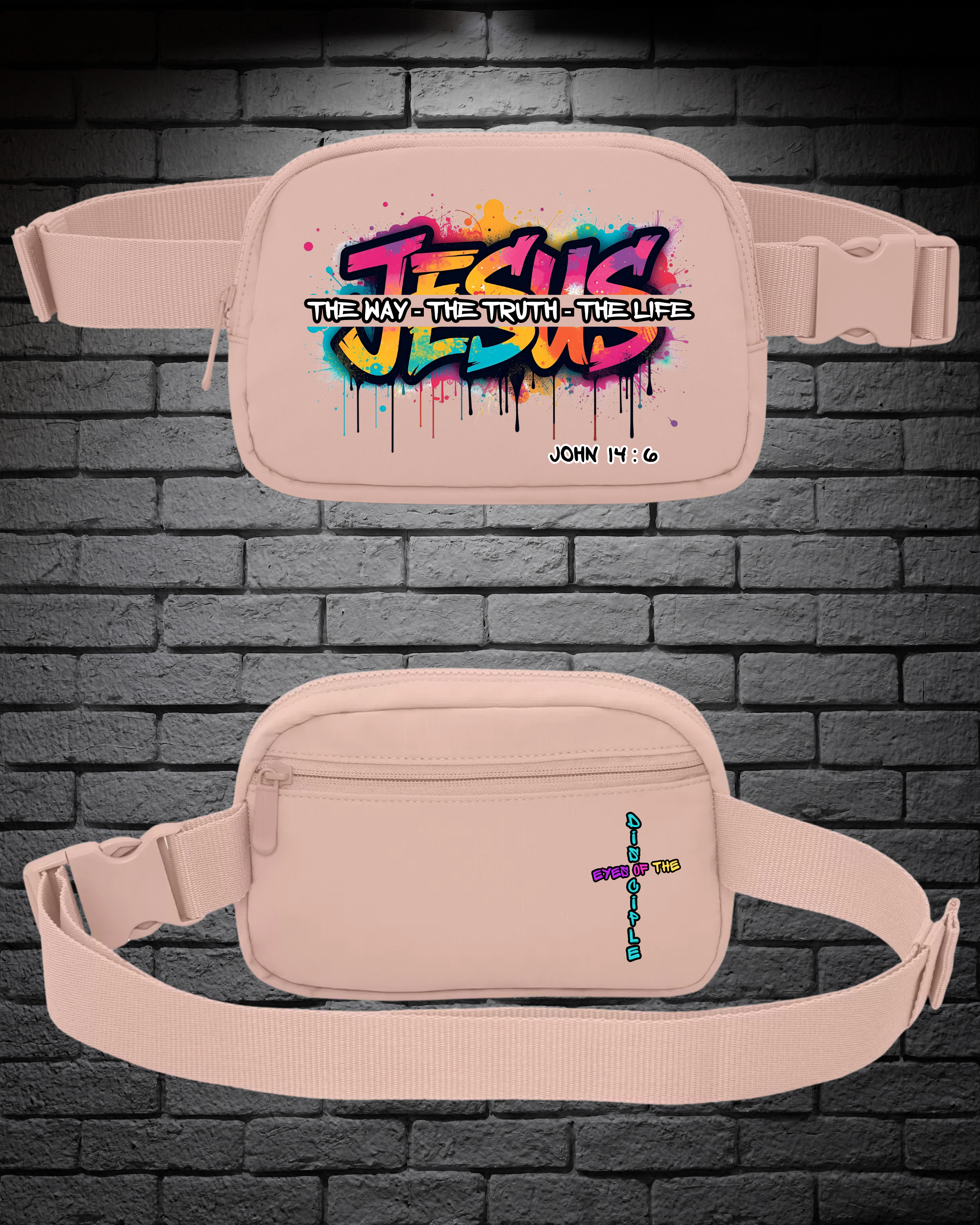 Dusty Rose - Cross Body / Hip Bag