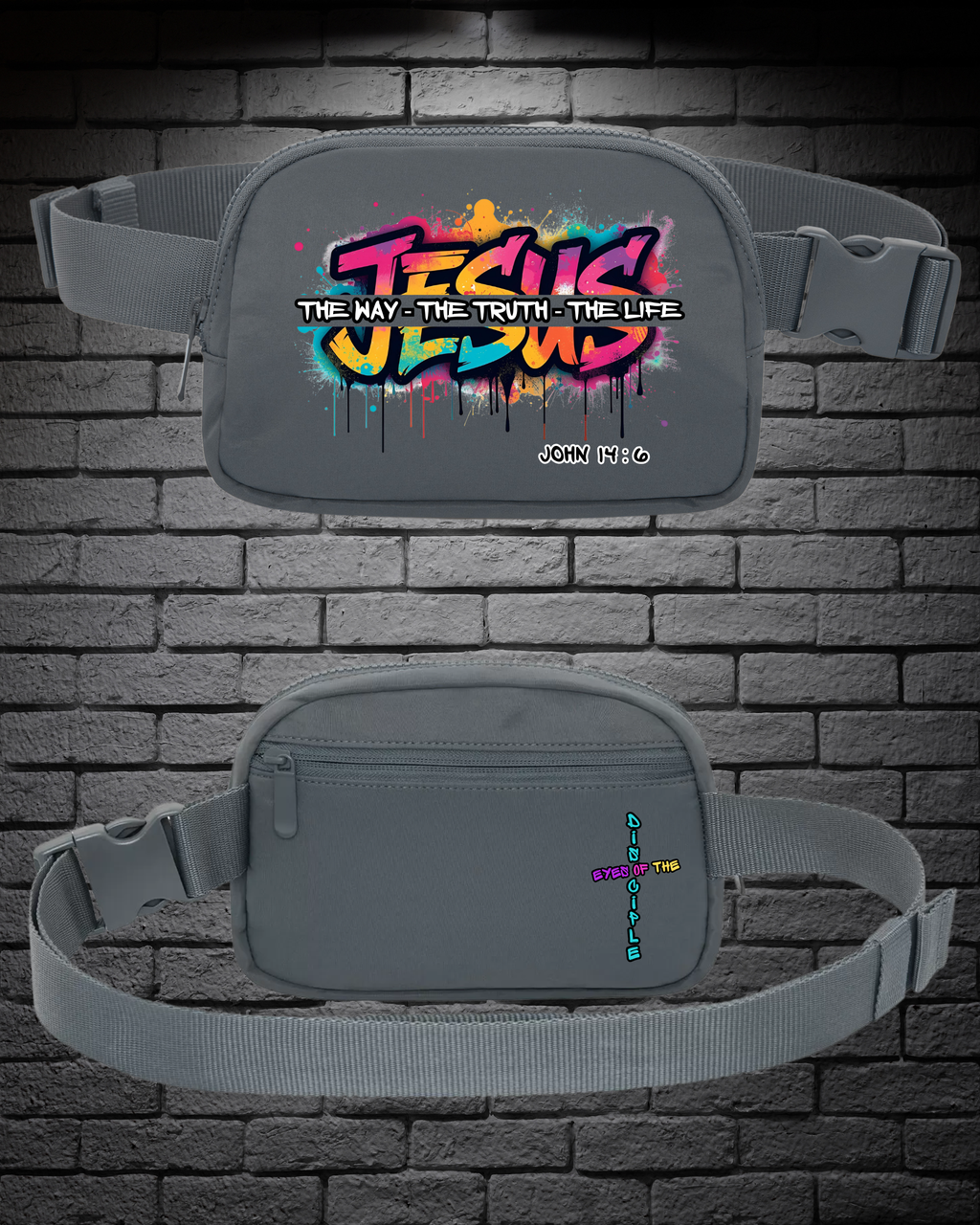 Storm Grey - Cross Body / Hip Bag