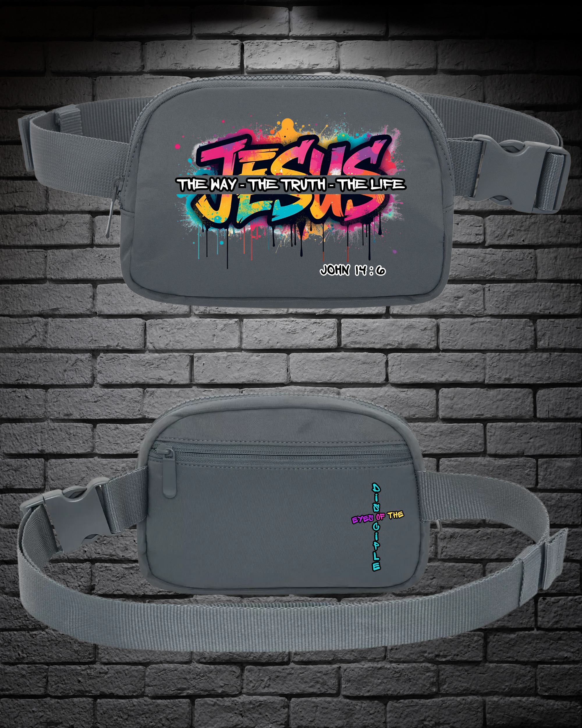 Storm Grey - Cross Body / Hip Bag