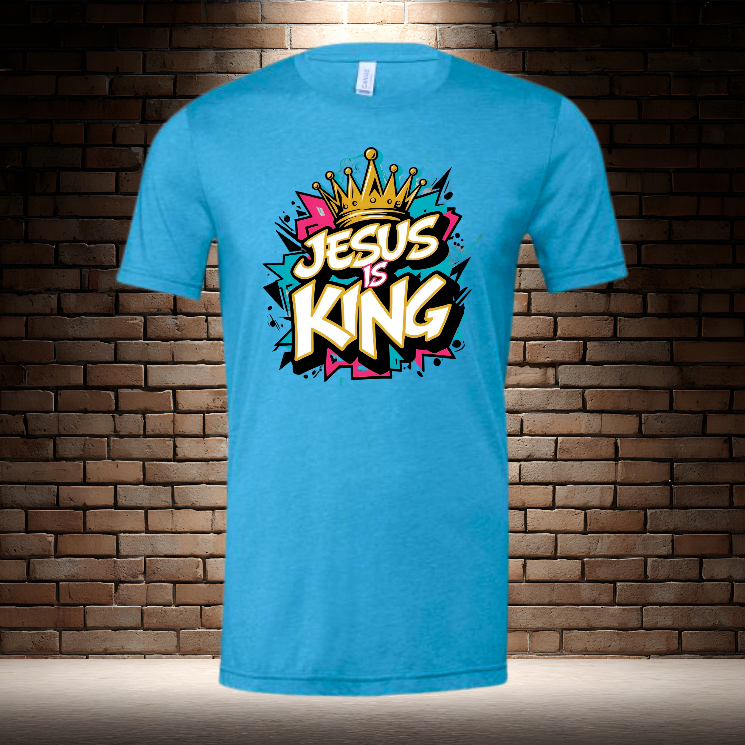 Jesus Is King - Color Burst