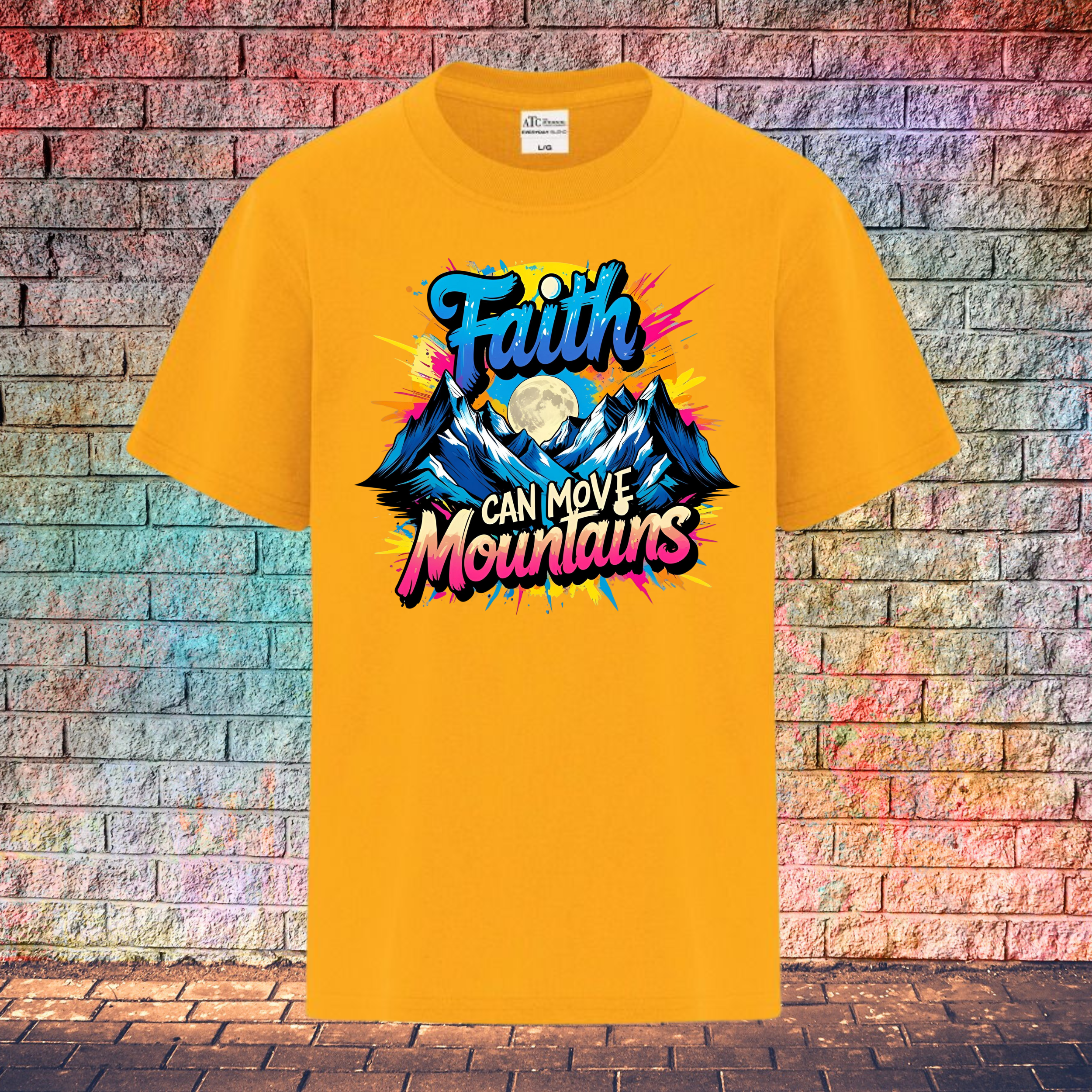 Faith Can Move Mountains - Youth T-Shirt