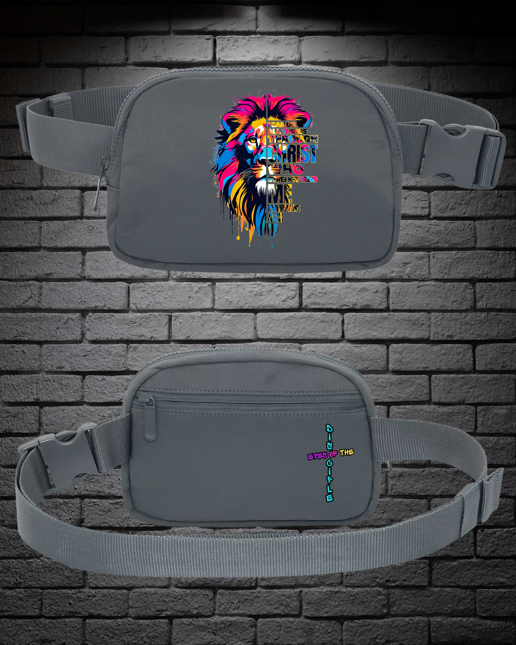 Storm Grey - Cross Body / Hip Bag