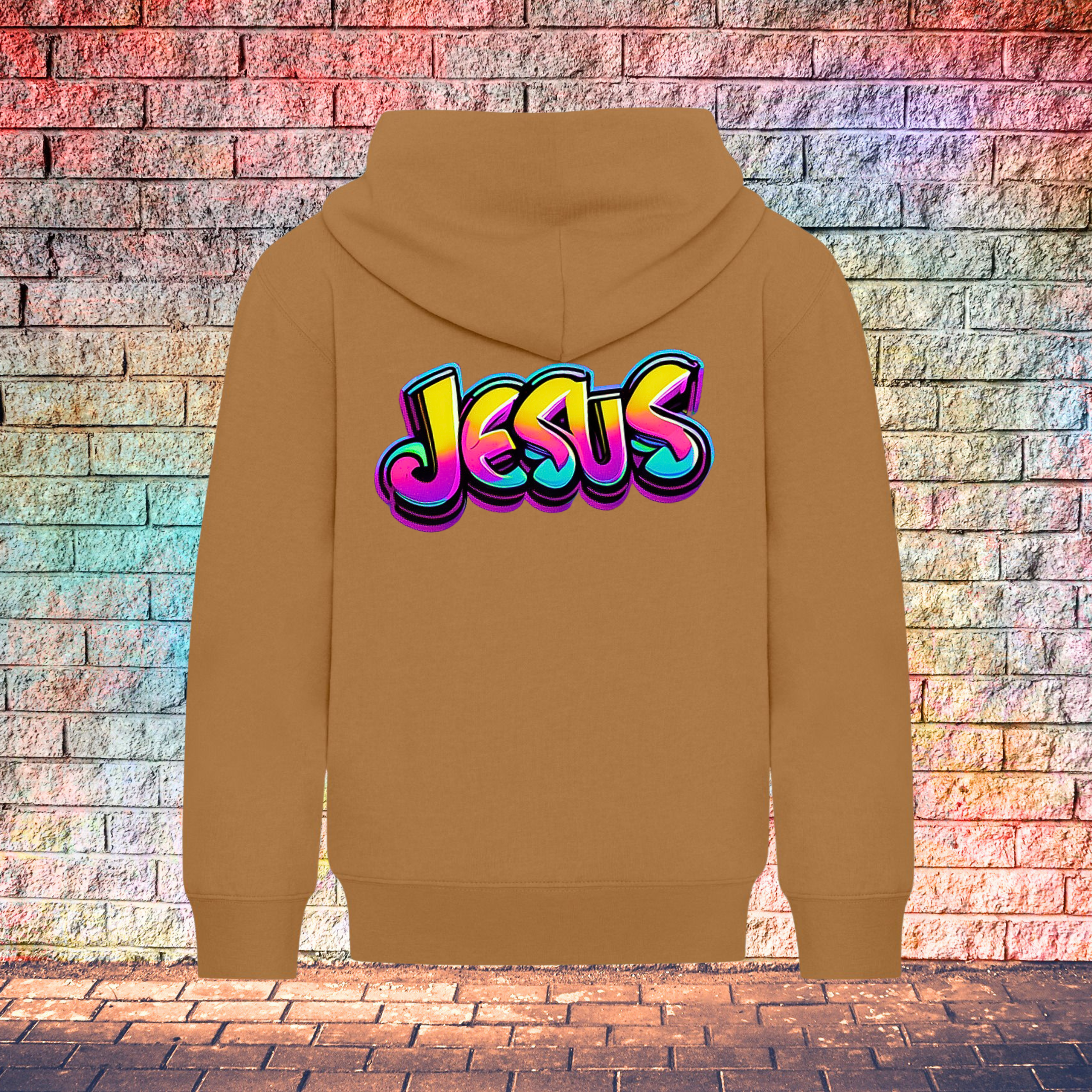 Lion and Bold Jesus - Youth Hoodie