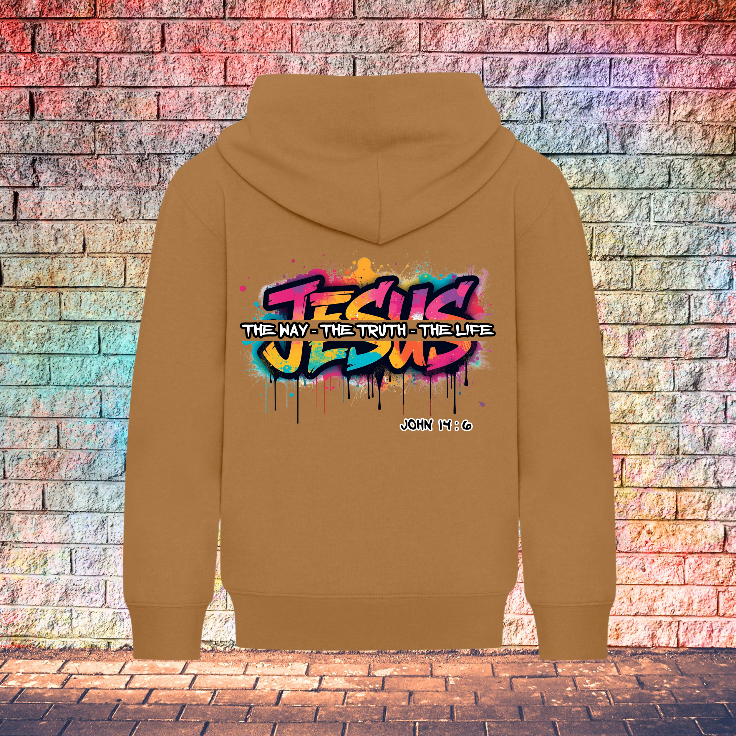 Jesus Is The Way The Truth The Life - Youth Hoodie