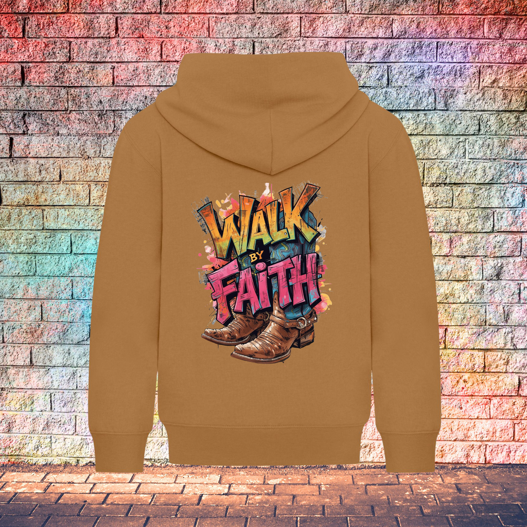 Walk By Faith / Two Boots - Youth Hoodie