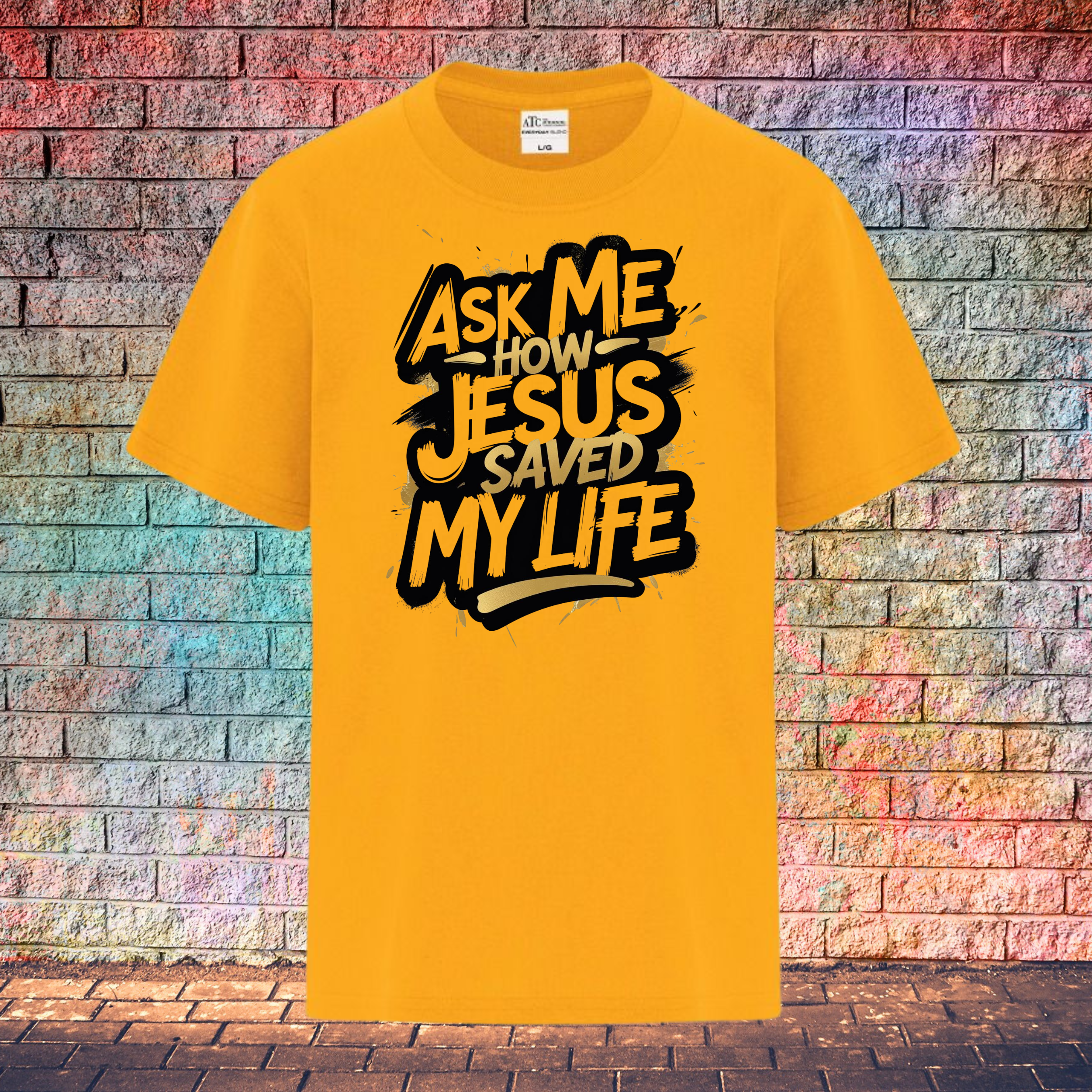 Ask Me How Jesus Saved My Life - Youth T-Shirt