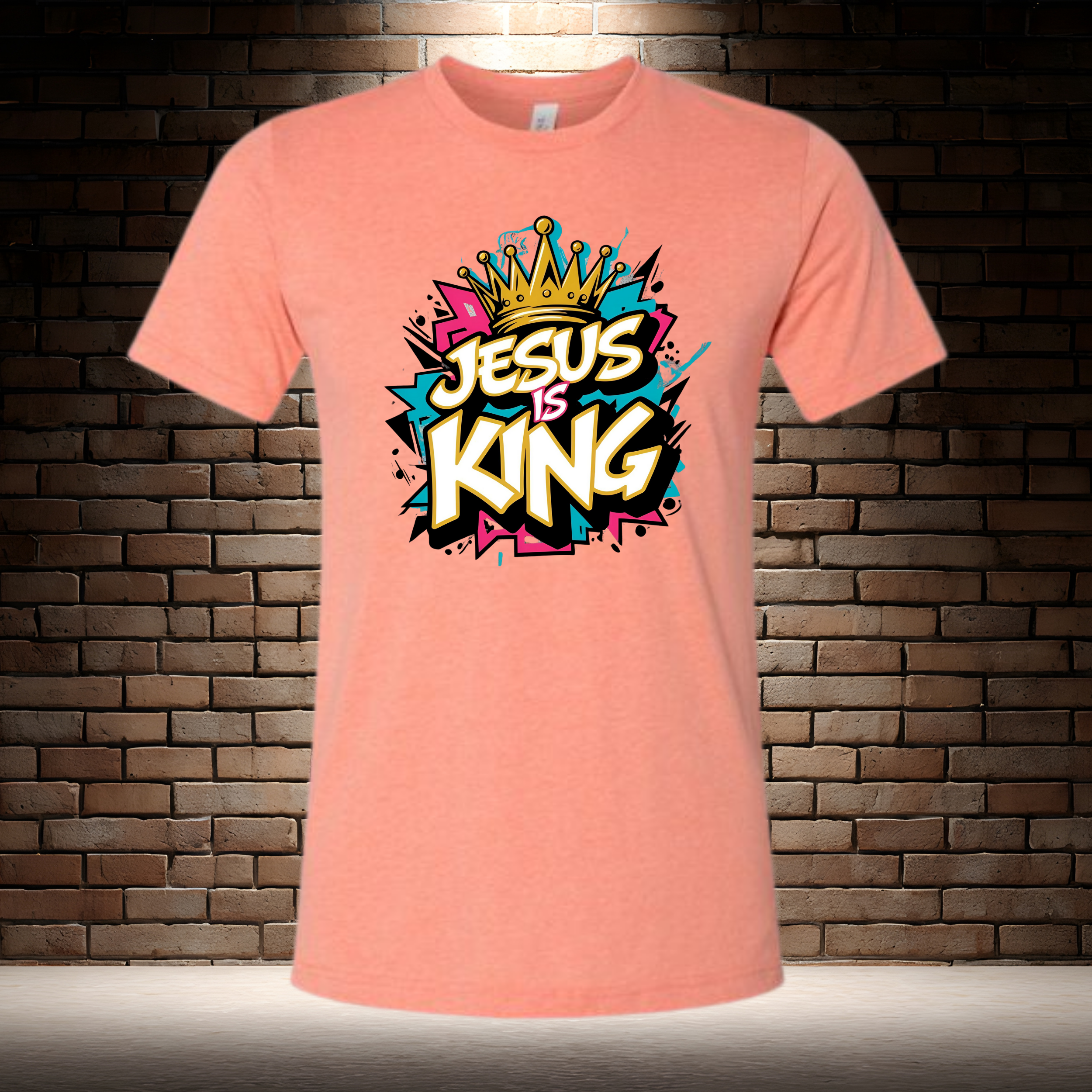 Jesus Is King - Color Burst