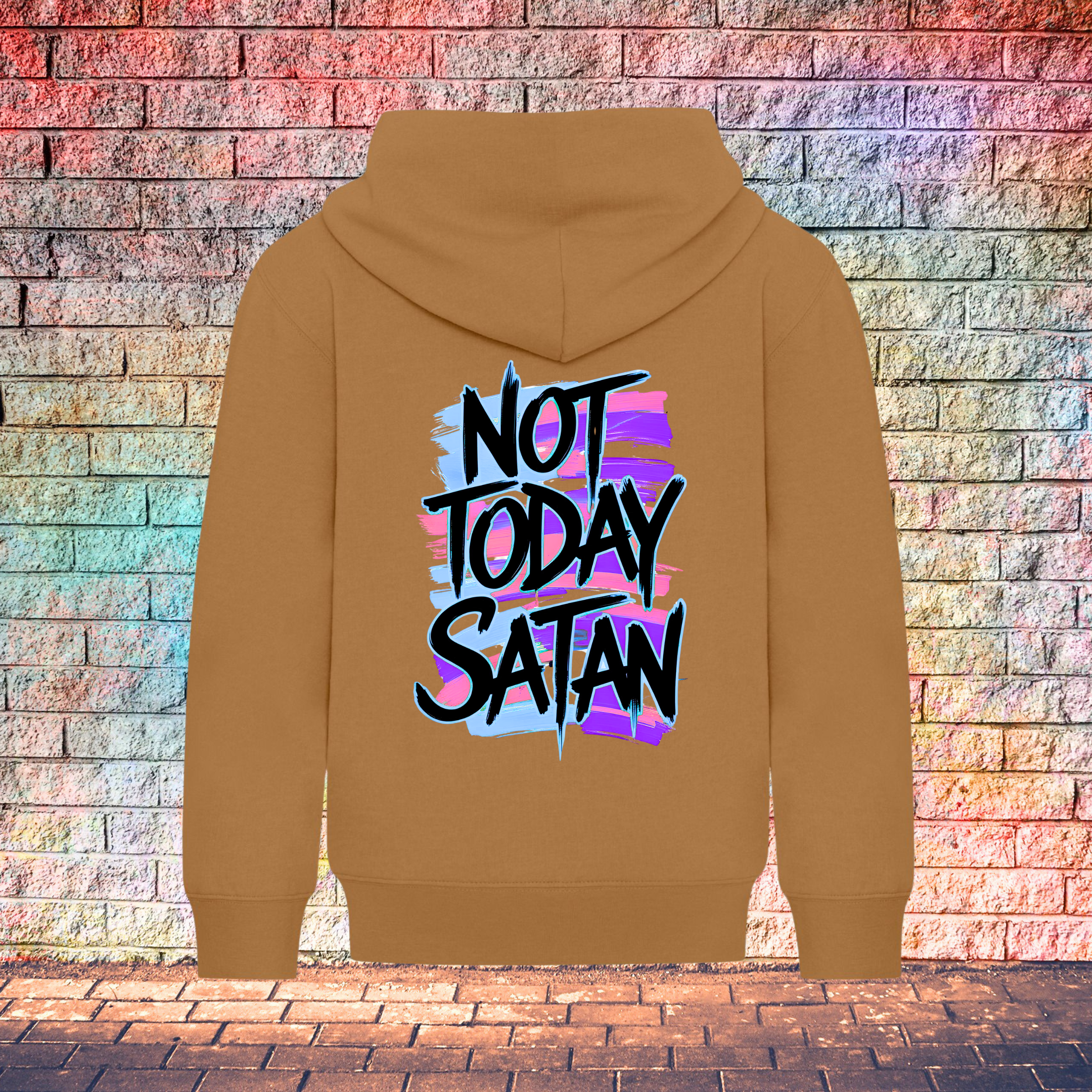 Not Today Satan - Youth Hoodie