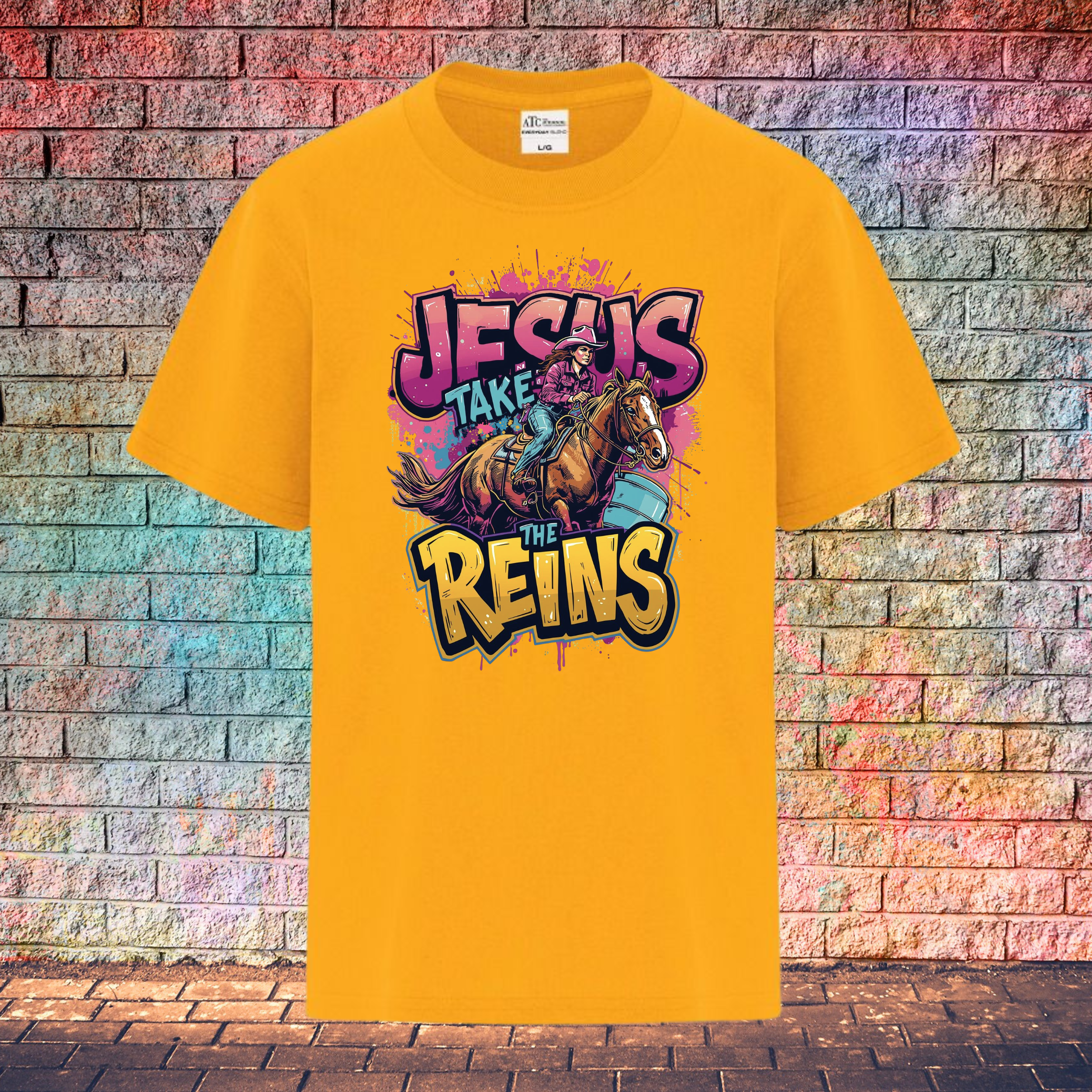 Jesus Take The Reins - Youth T-Shirt