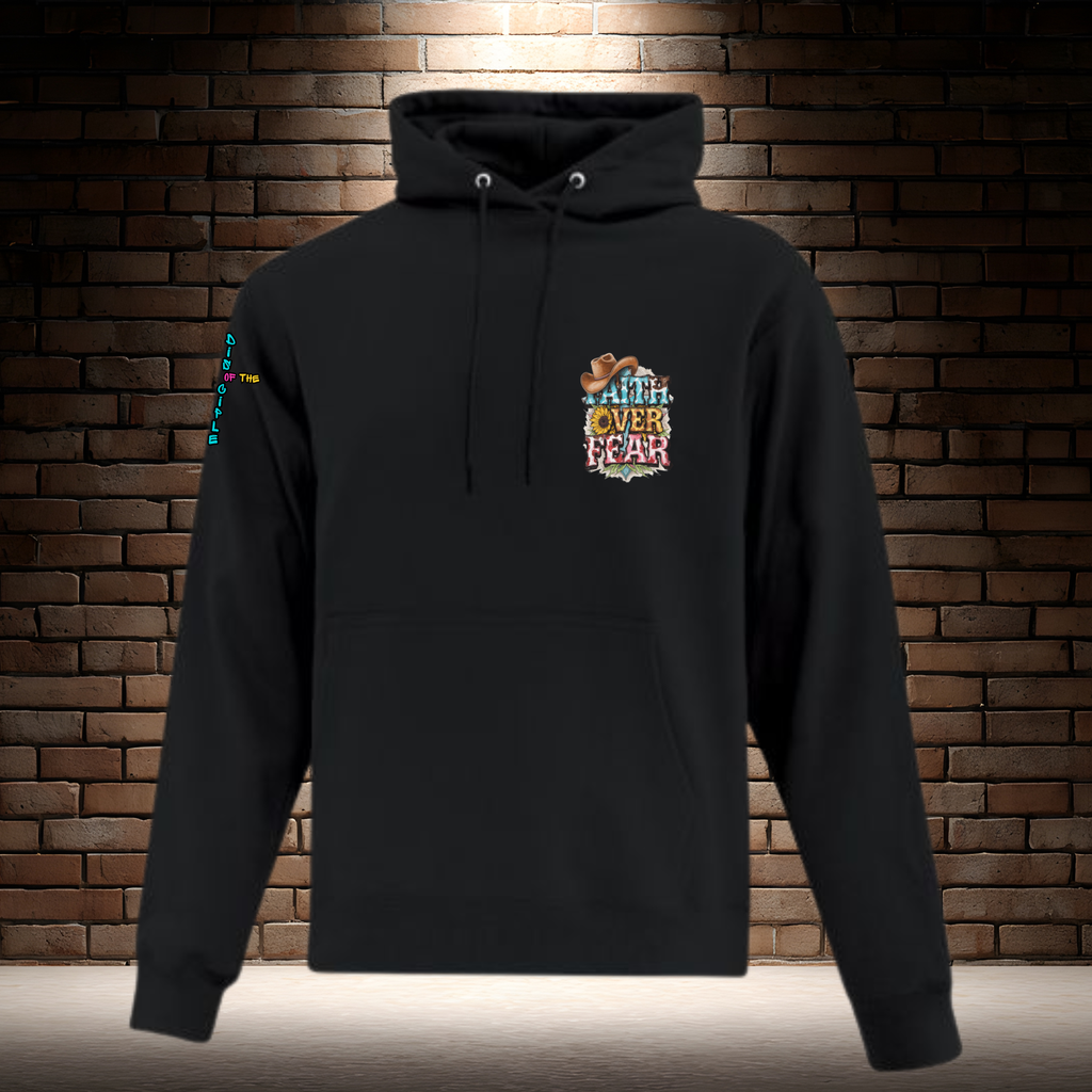 Faith Over Fear - Cowboy Hat Top Left