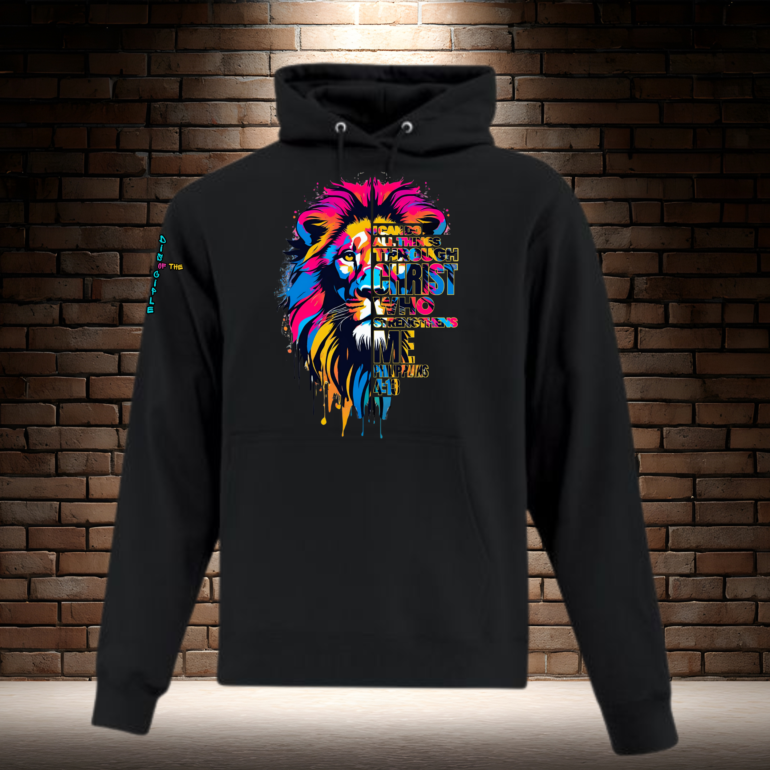 Philippians 4:13 Lion and Bold Jesus