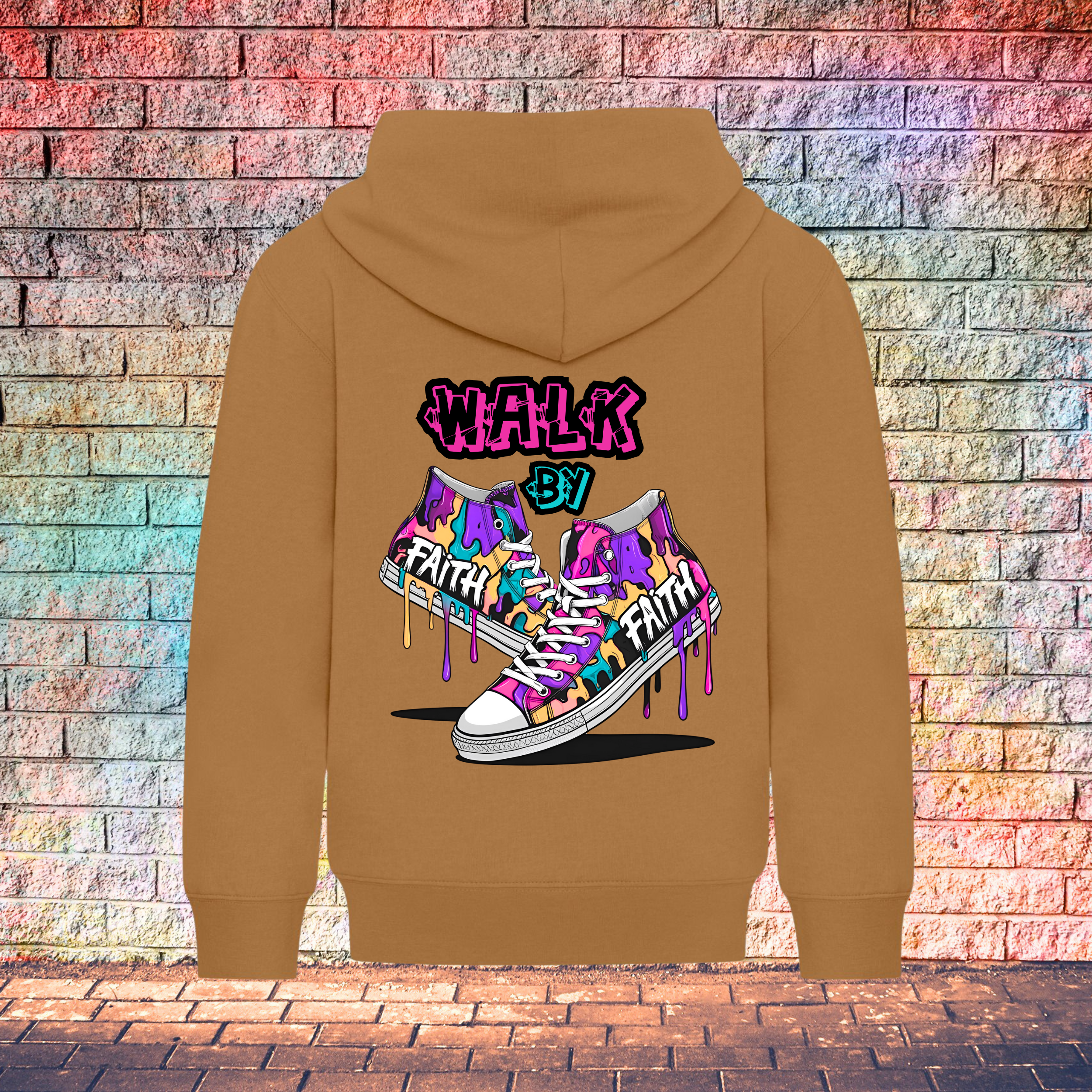 Walk By Faith / Shoes - Youth Hoodie