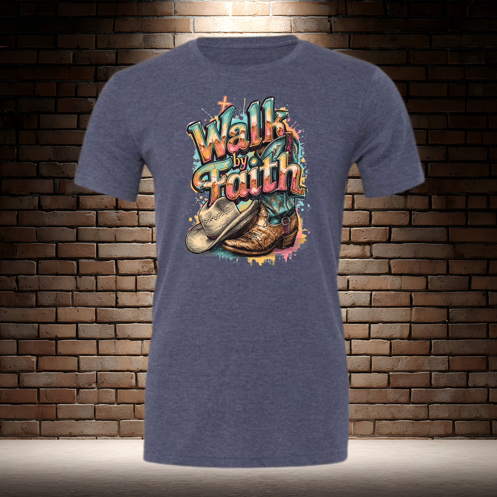 Walk By Faith - Boot and Hat