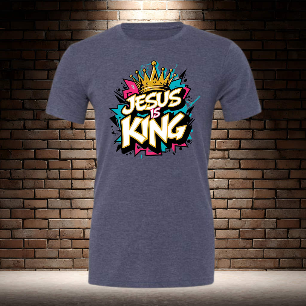 Jesus Is King - Color Burst